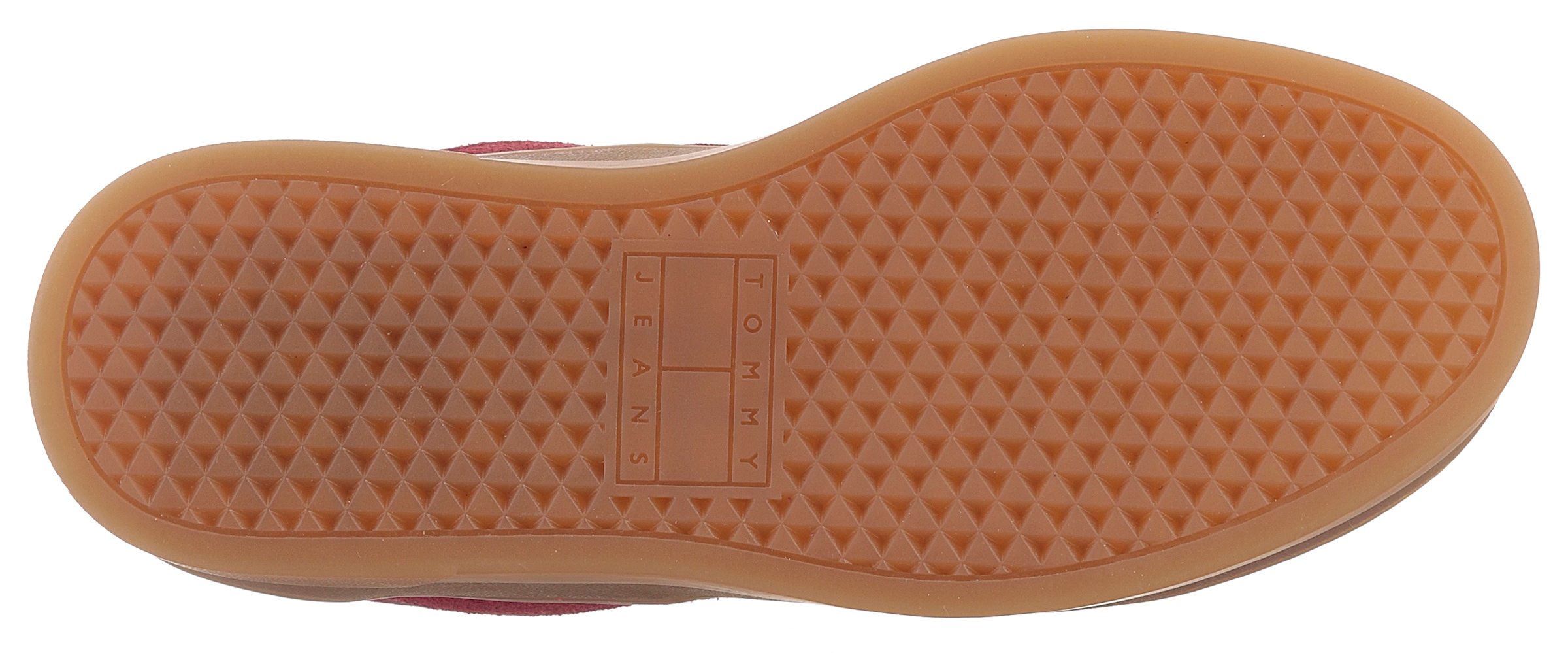 Tommy Jeans Plateausneaker »THE GREENWICH FLATFORM ELEVATED«, Schnürschuh, Freitzeitschuh, Halbschuh mit Logo-Aufnäher