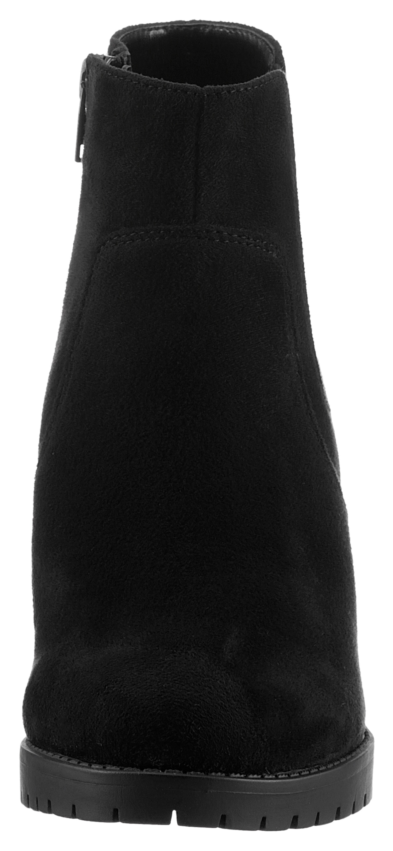 Thumbnail - Aniston SHOES Stiefelette, Ankleboots mit seitlichem Stretcheinsatz - NEUE KOLLEKTION