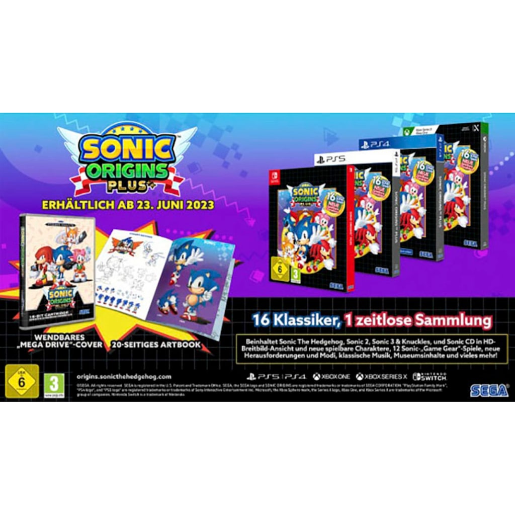 Atlus Spielesoftware »Sonic Origins Plus Limited Edition«, Xbox One-Xbox Series X