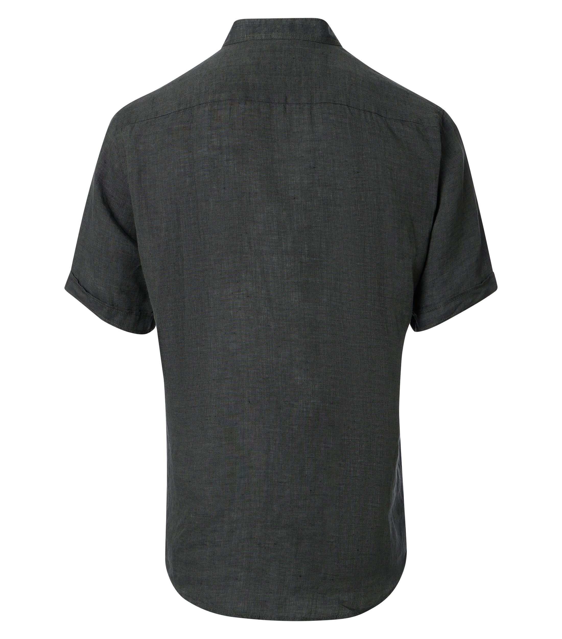 CASAMODA Kurzarmhemd »CASAMODA Leinenhemd Kurzarm uni«