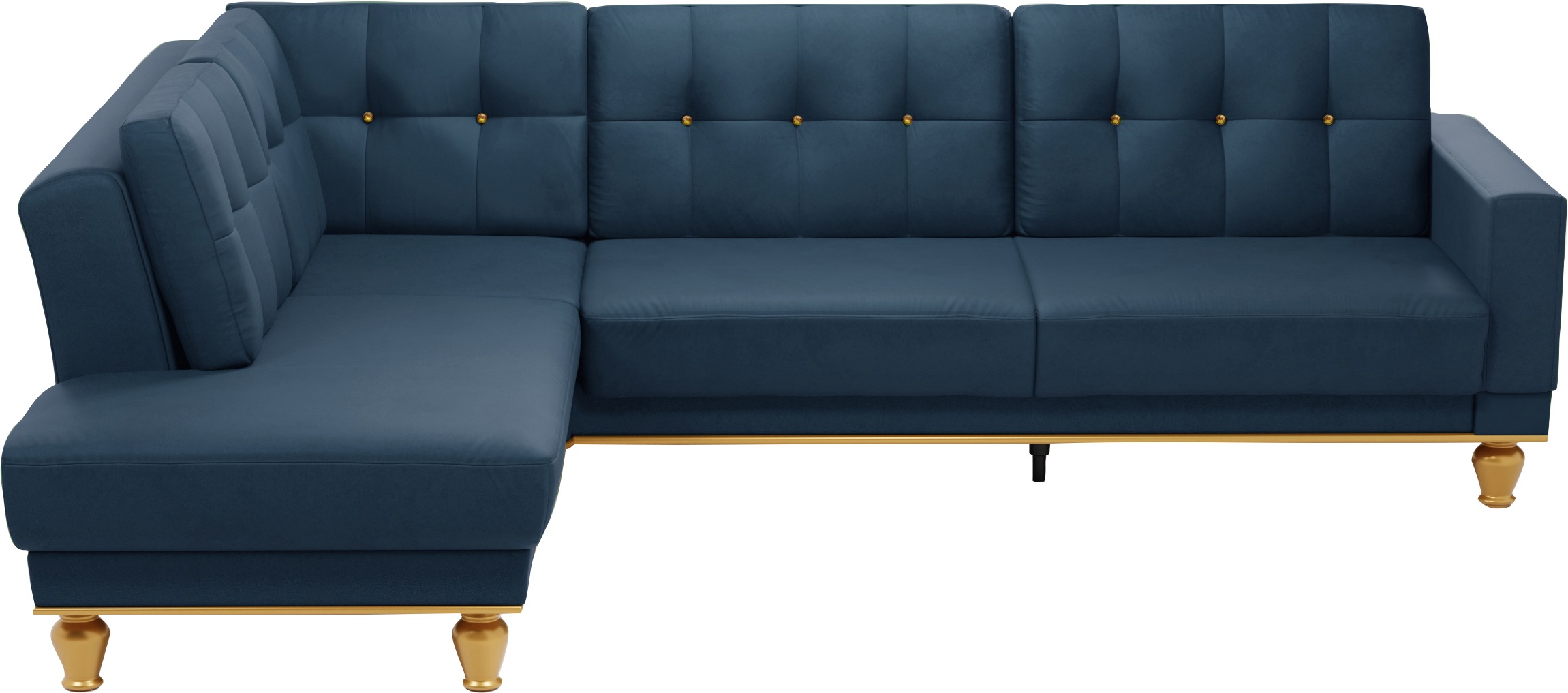 sit&more Ecksofa "Orient 5 L-Form", mit Strass-Stein, wahlweise mit Bettfun günstig online kaufen