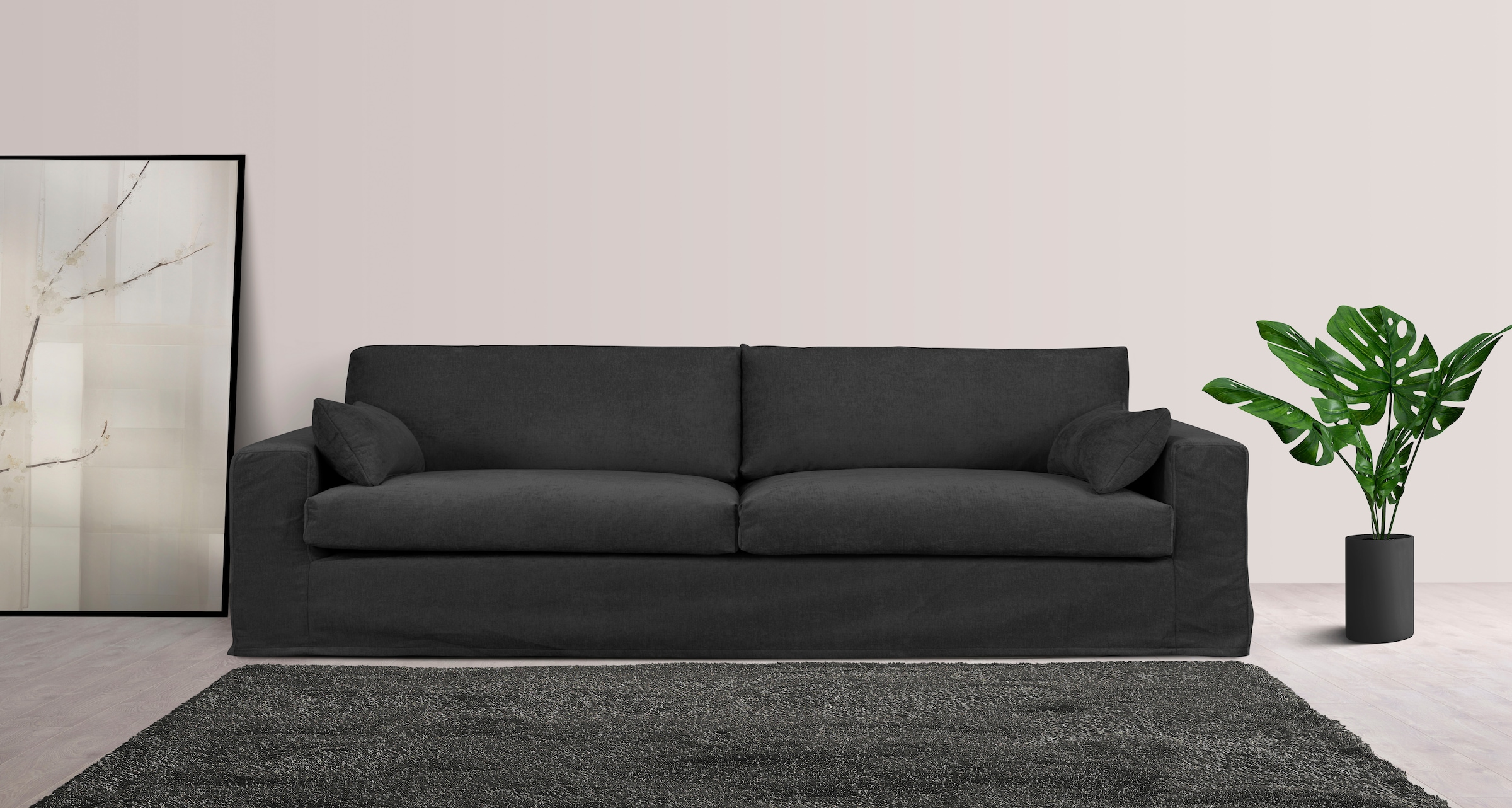 LeGer Home Gercke Big-Sofa BAUR Sitzkomfort weicher »Sölve«, optischer Husse, by Lena mit 