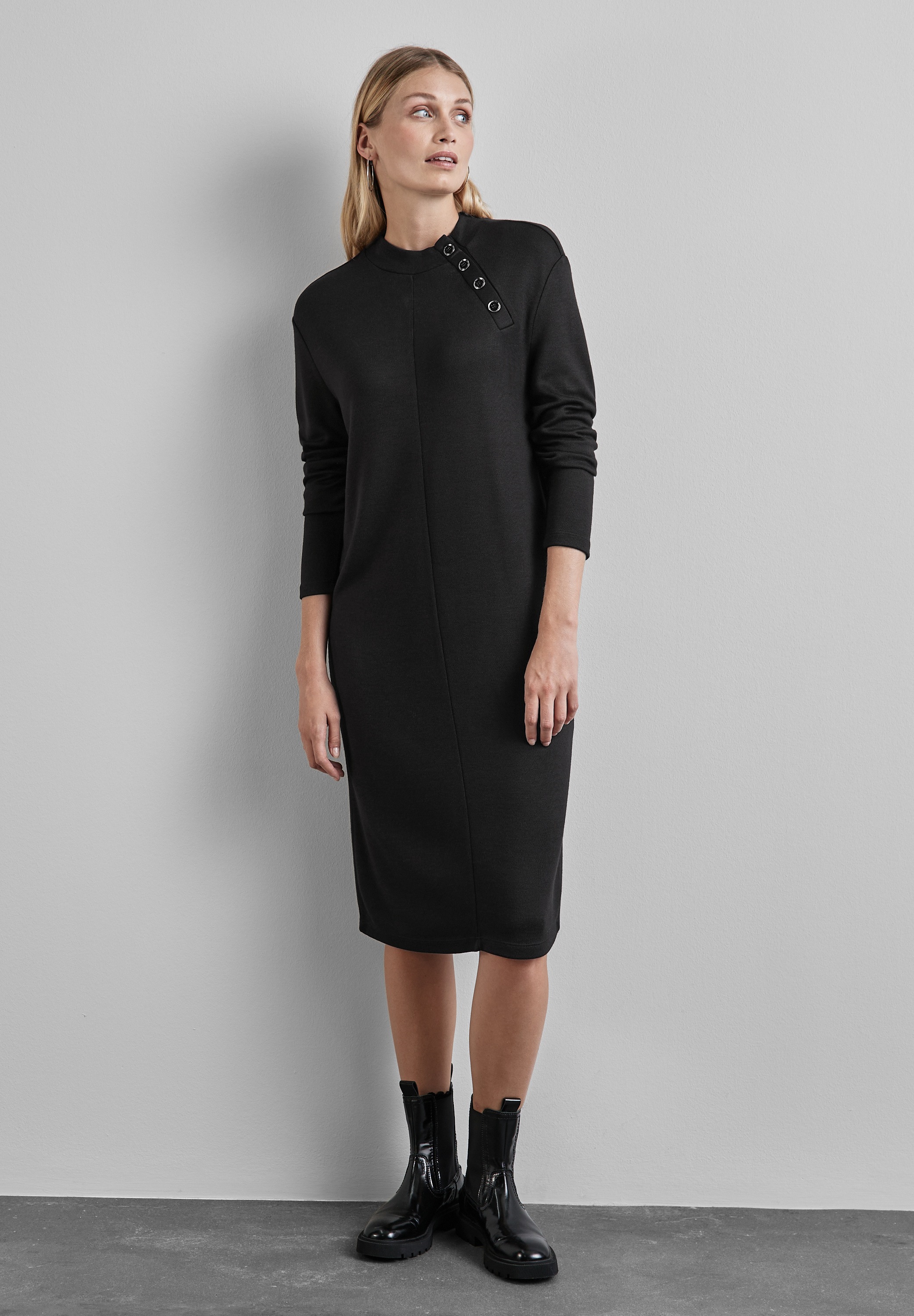 STREET ONE Midikleid Ohne Taschen knielang günstig online kaufen