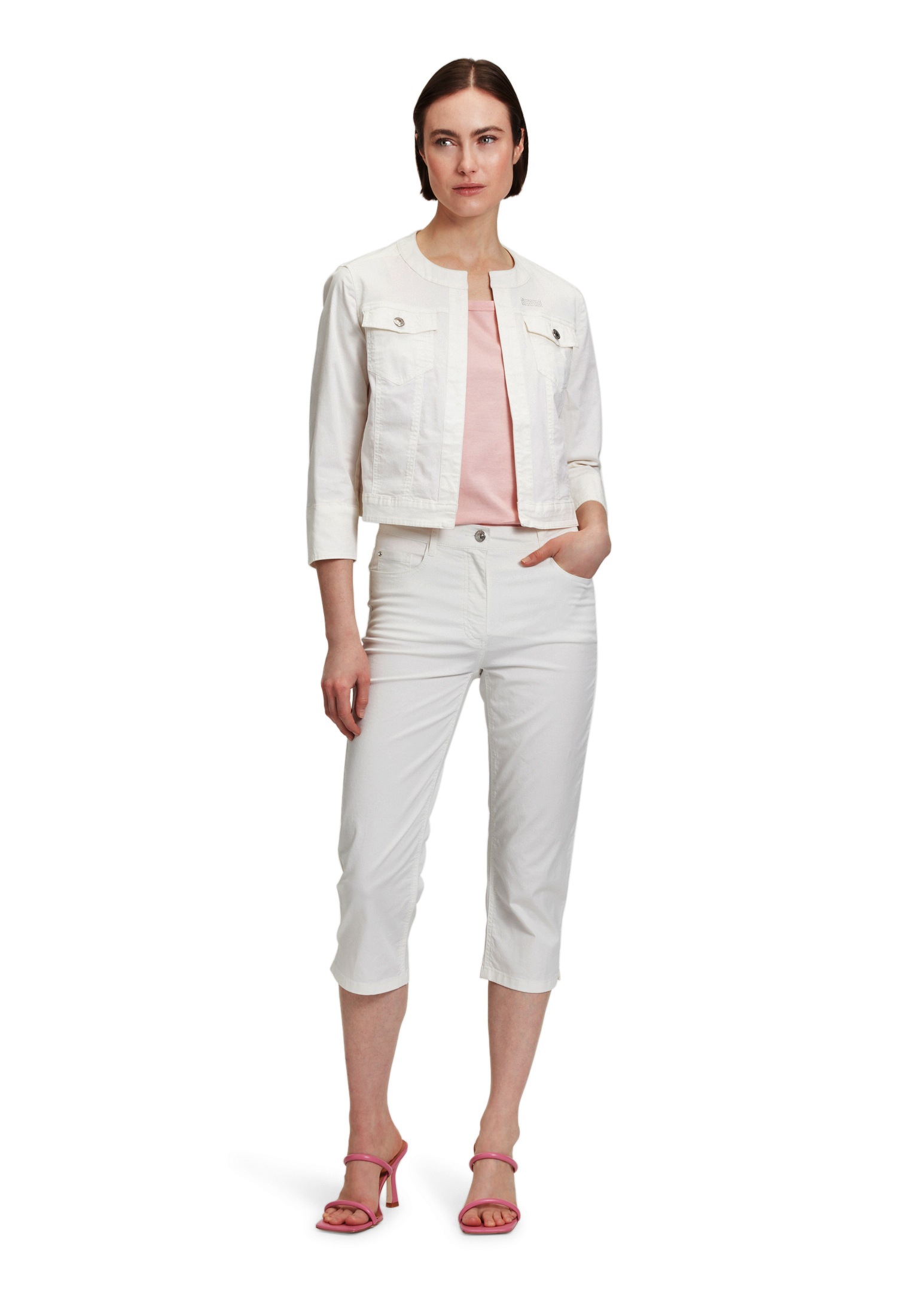 Betty Barclay Stoffhose »Betty Barclay Sommerhose Slim Fit«, Saumschlitz
