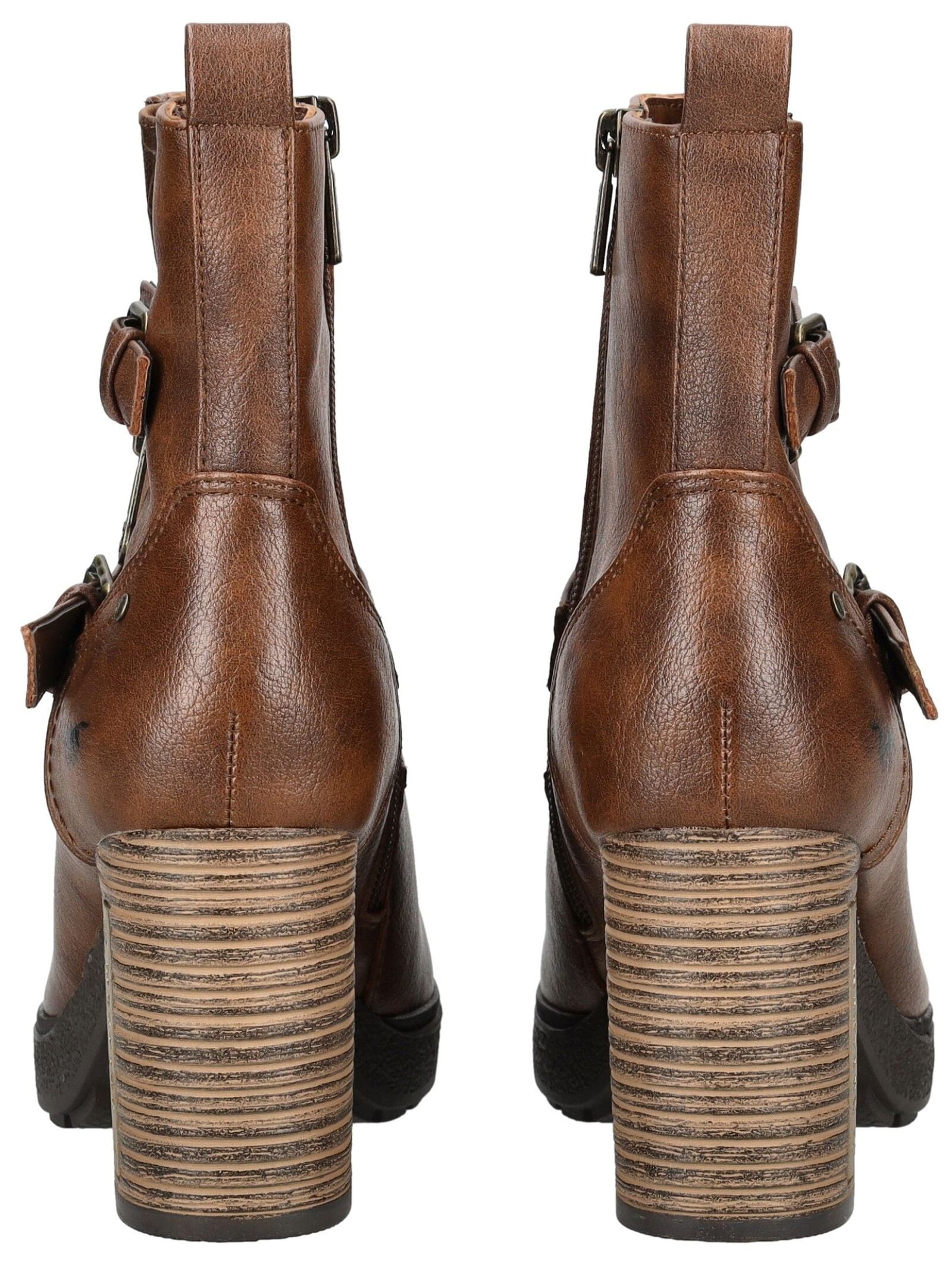 Mustang Shoes High-Heel-Stiefelette »Mustang Shoes Stiefelette Lederimitat/Textil«