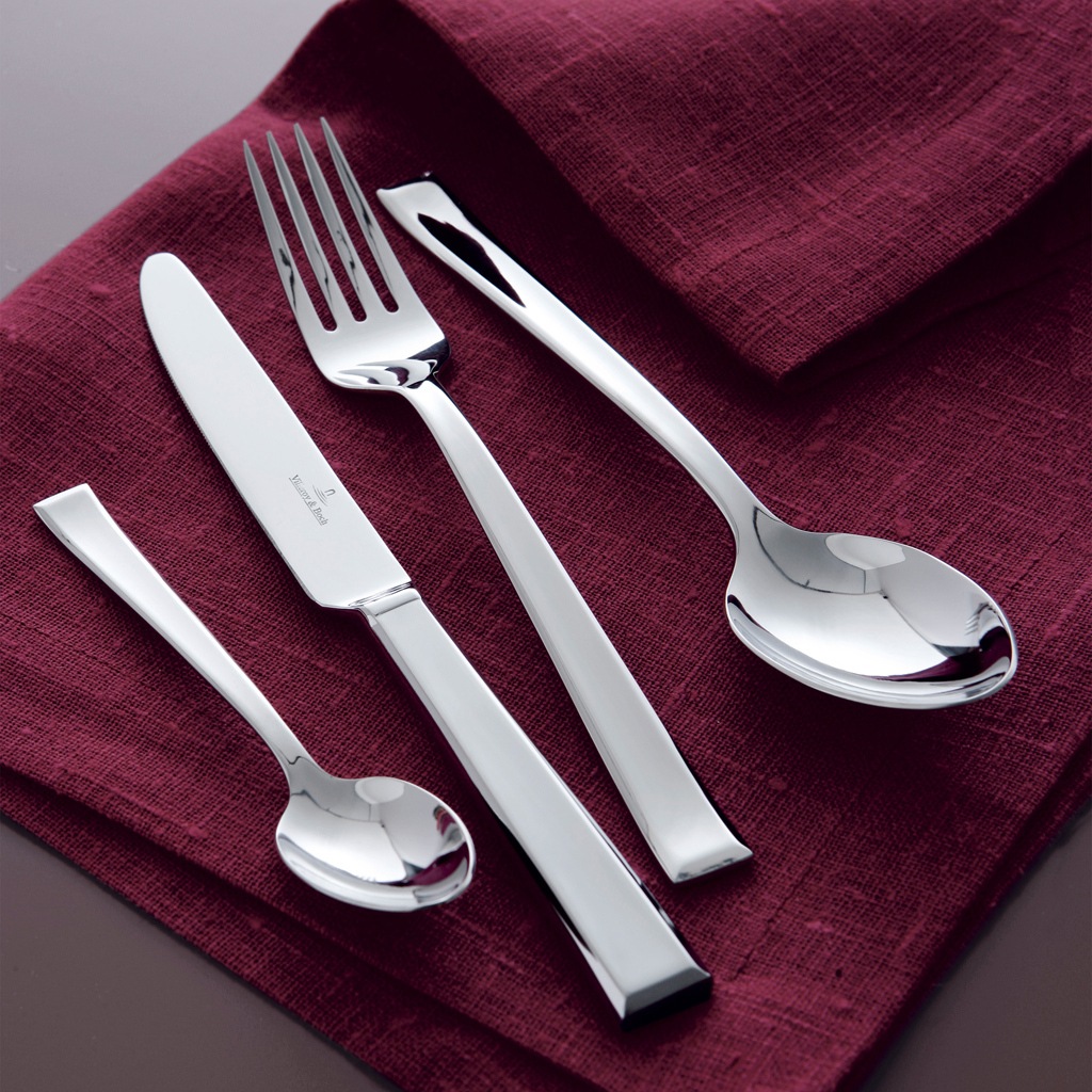Villeroy & Boch Esslöffel »Tafellöffel Victor 204 mm 6er Set silber« Spülmaschinenfest