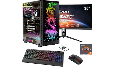 Gaming-PC-Komplettsystem »Rockstar SET02438«, (RTX 4060Ti (16GB), PCIe SSD Gen4)