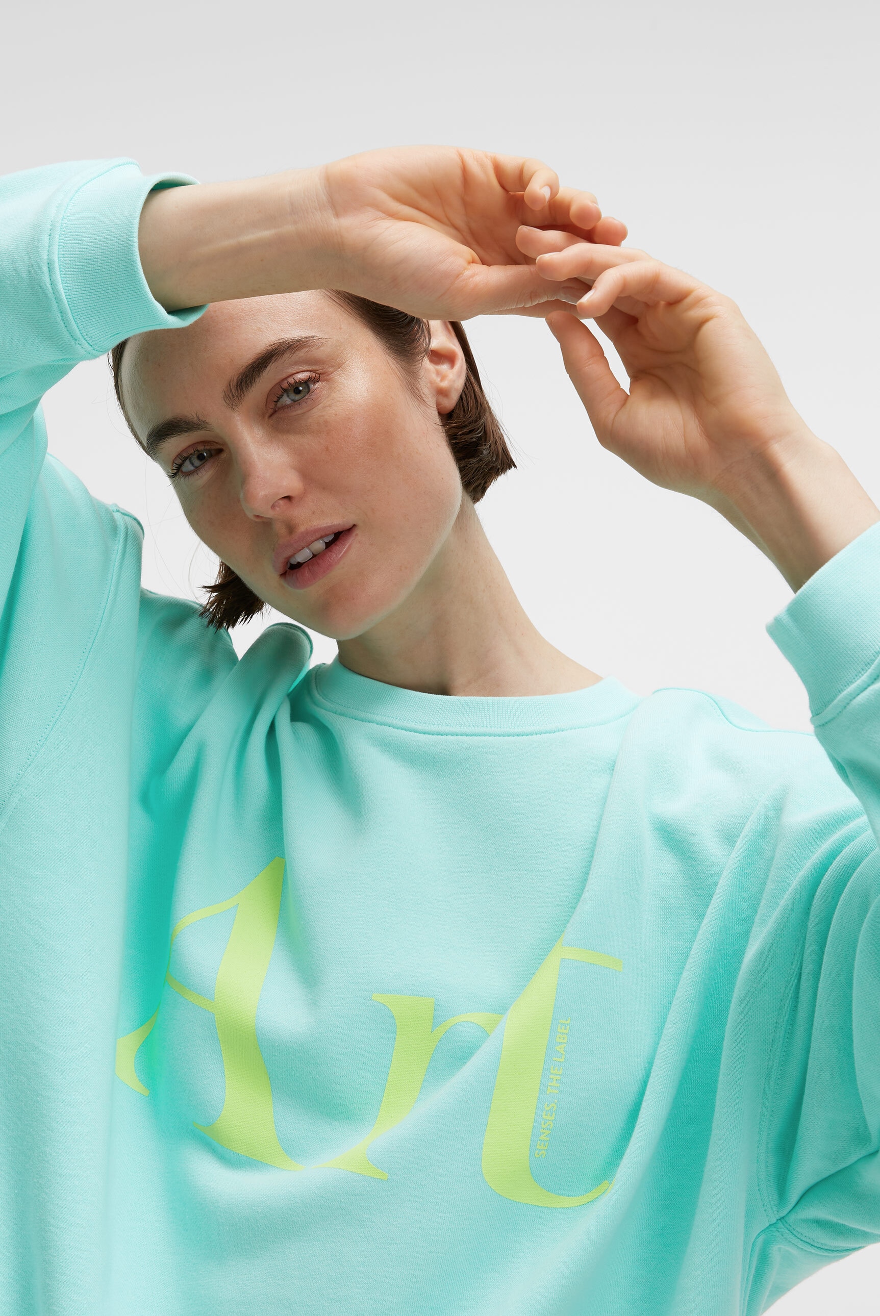 SENSES.THE LABEL Sweater , mit Seitenschlitze
