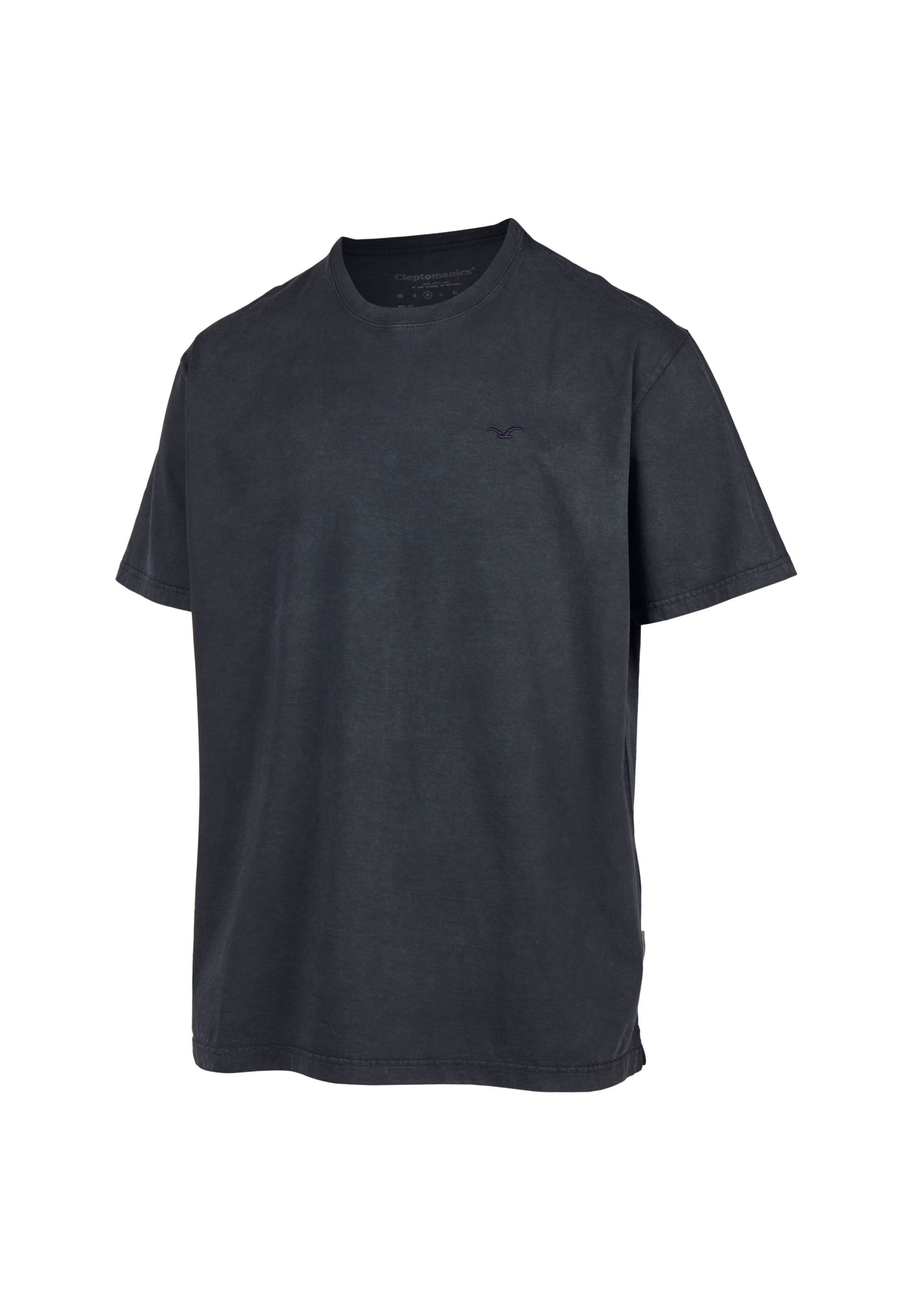 Cleptomanicx Boxy Tee Ligull Washed Dark Gray Size S 3