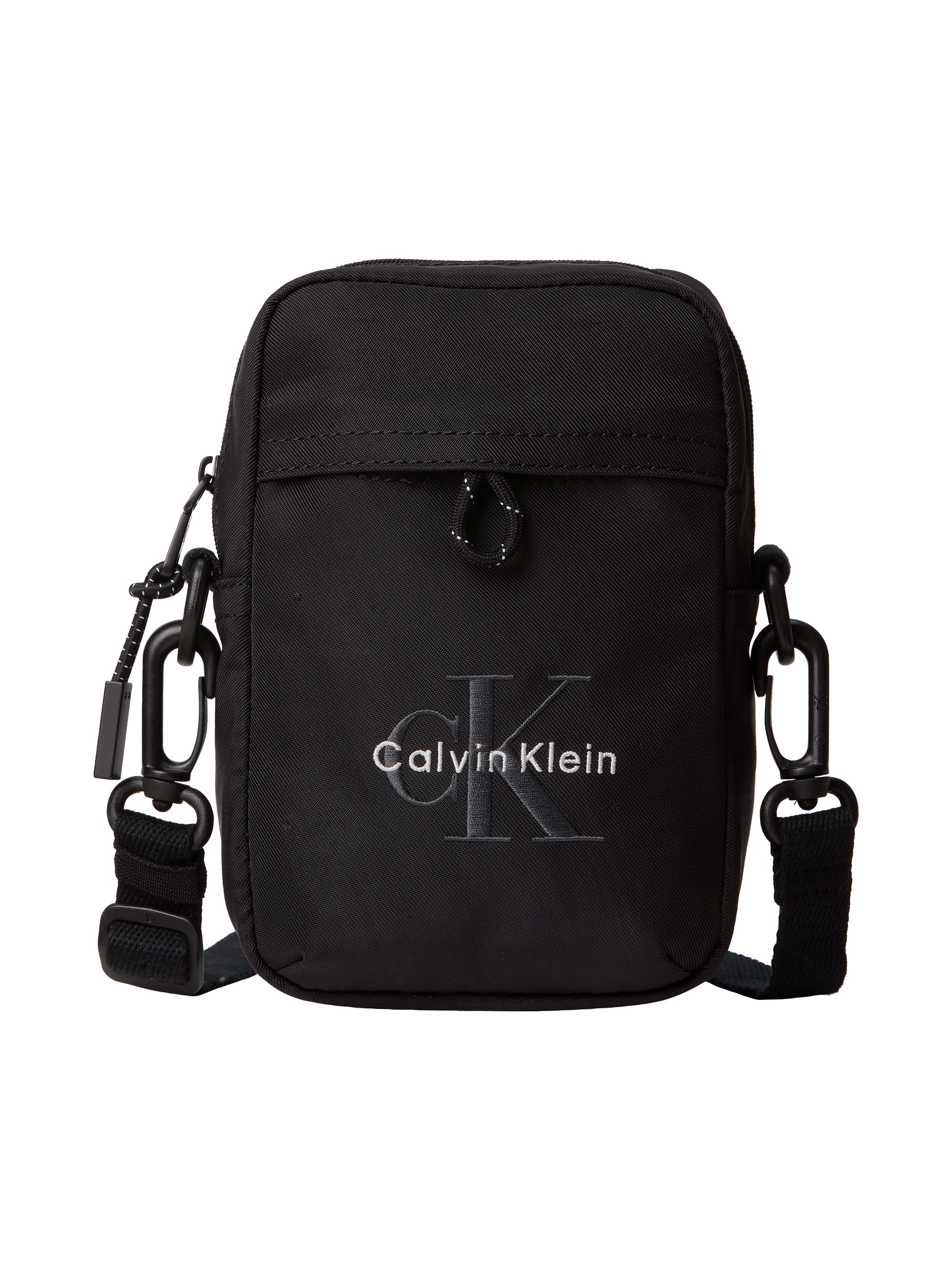 Calvin Klein Umhängetasche »BOLD LOGO NYLON SLIM REPORTER« Mini Bag, Schultertasche unisex, mit CK-Logo