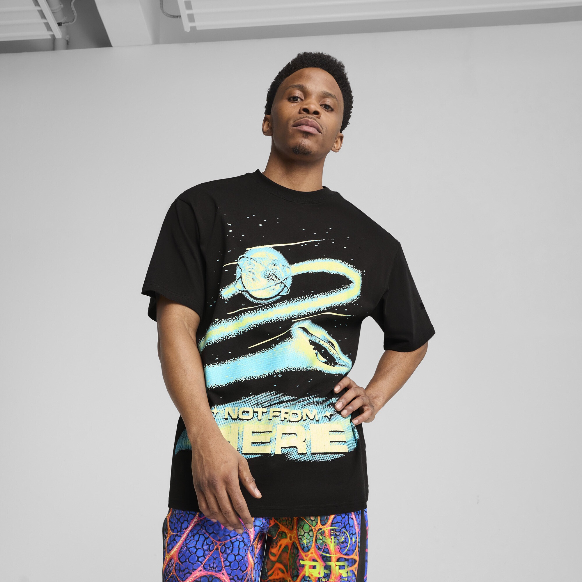PUMA Trainingsshirt »Melo Alien Skins Basketballshirt Herren«