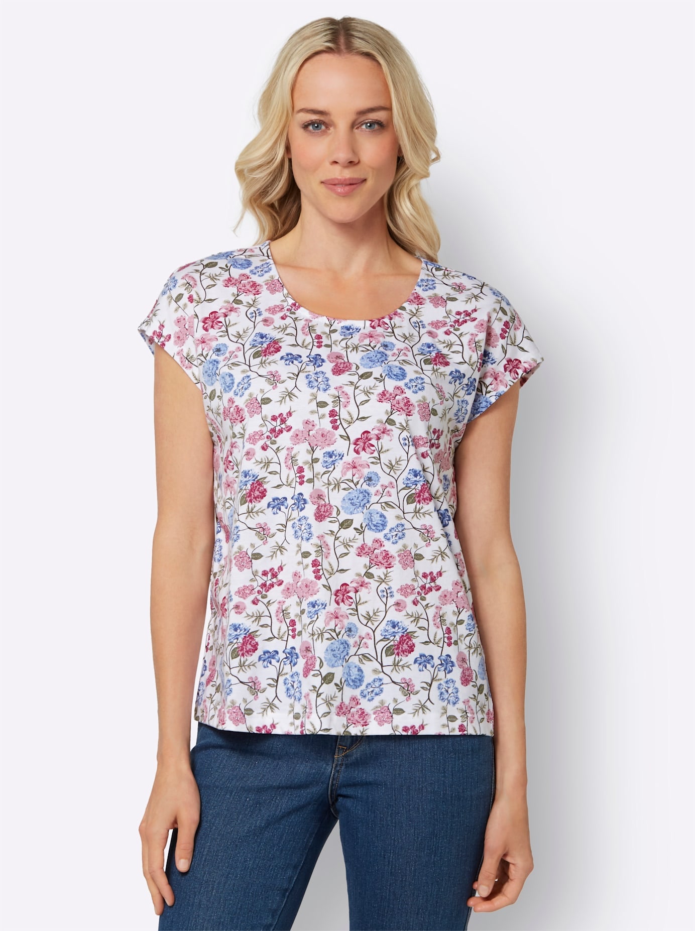 Classic Basics Kurzarmshirt »Druck-Shirt«, (1 tlg.)