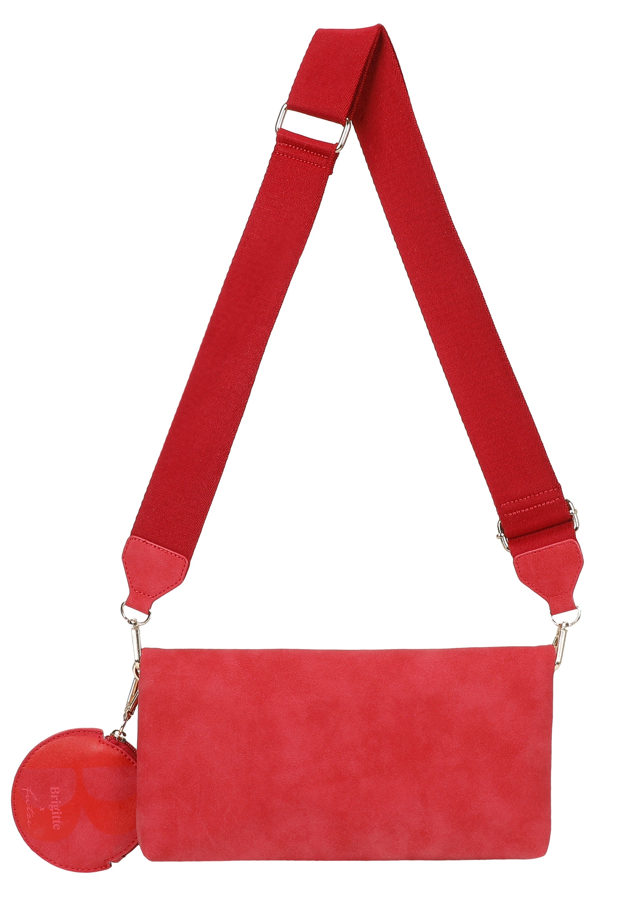 Fritzi aus Preußen Schultertasche »Brigitte x fritzi Special Ronja Cross«, mit abnehmbarem Anhänger