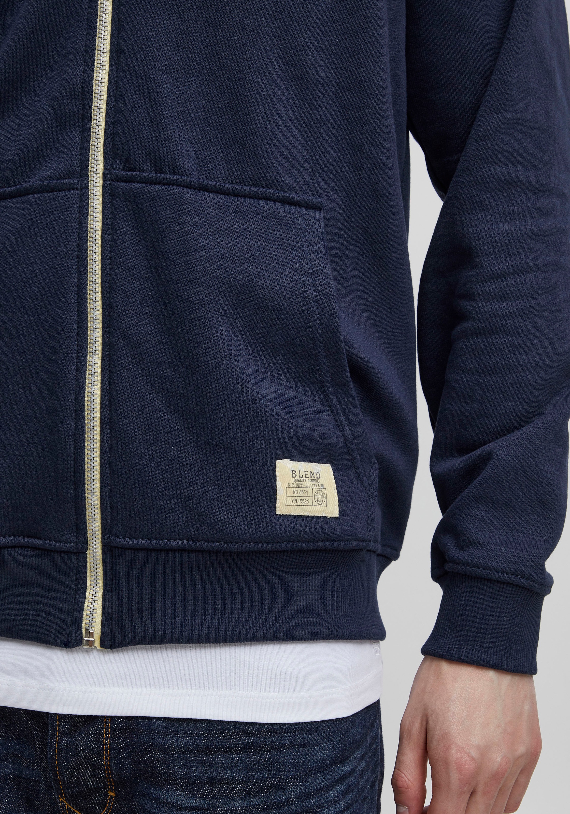 BLEND BHNoah Sweat à Capuche Homme Navy Solid Taille S 3