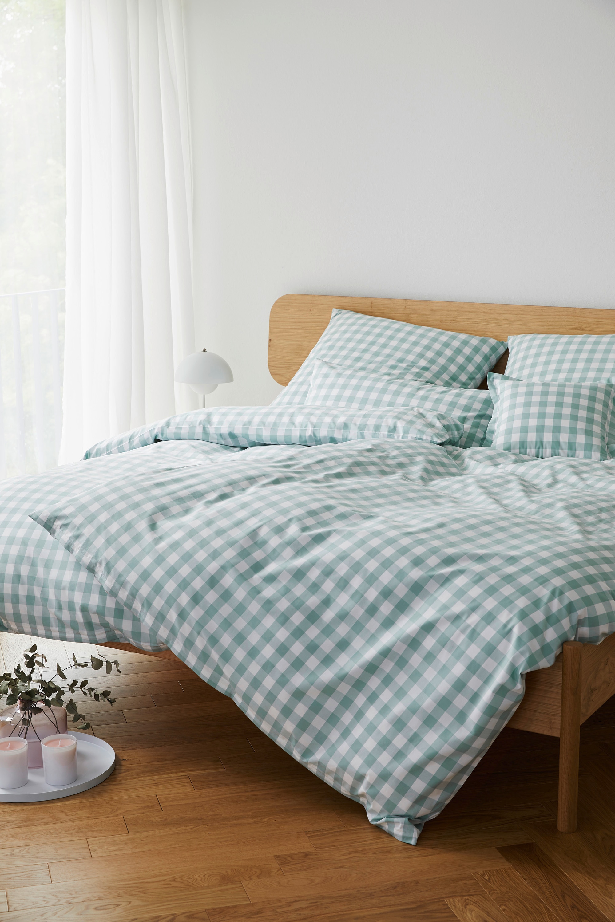 Elegante Bettwäsche "Quadro" 2 Stk. tlg. angenehmes Hautgefühl günstig online kaufen