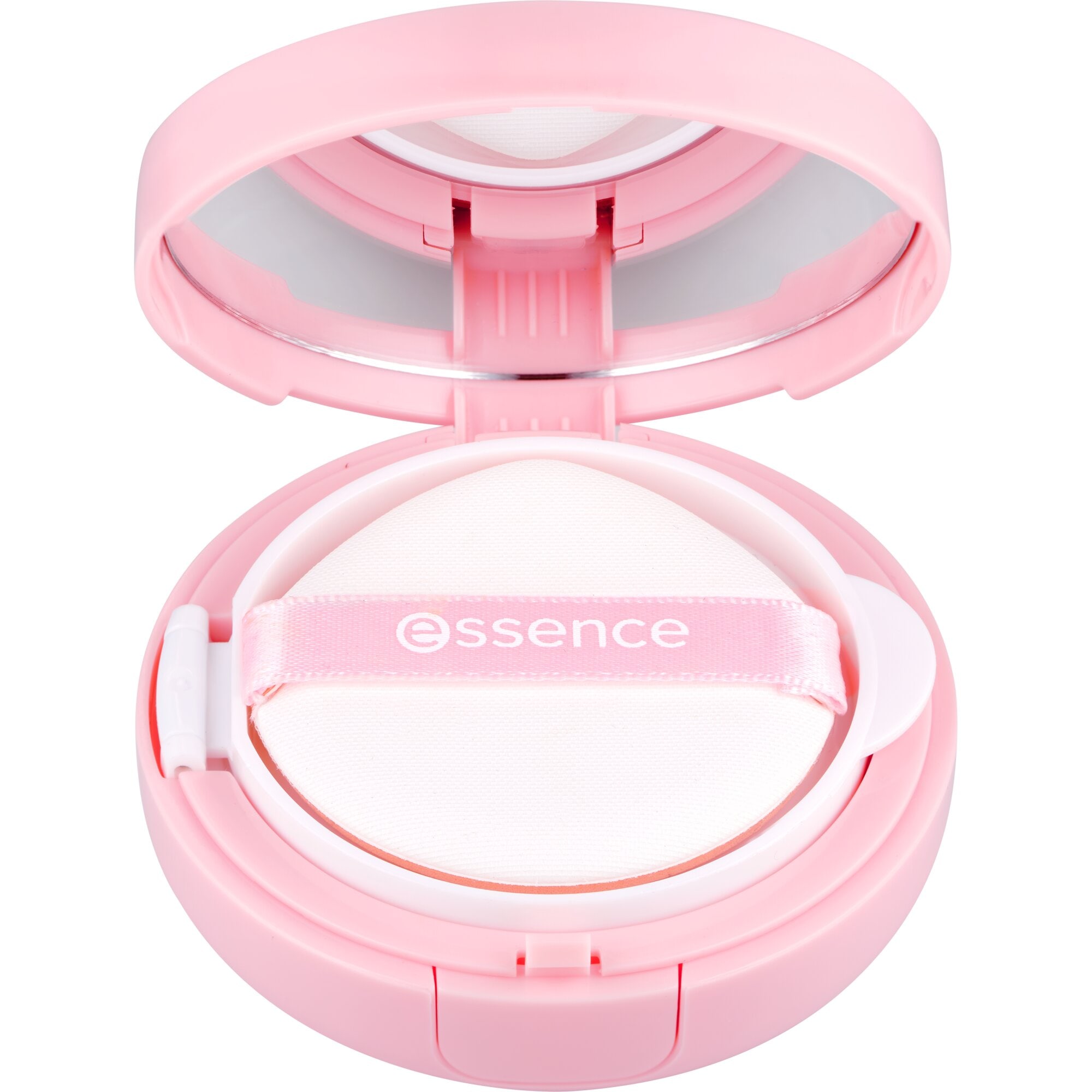 Essence Foundation »BRIGHTEN UP! cushion foundation«, Flüssige Textur, mittlere Deckkraft, wasserfest, langanhaltend