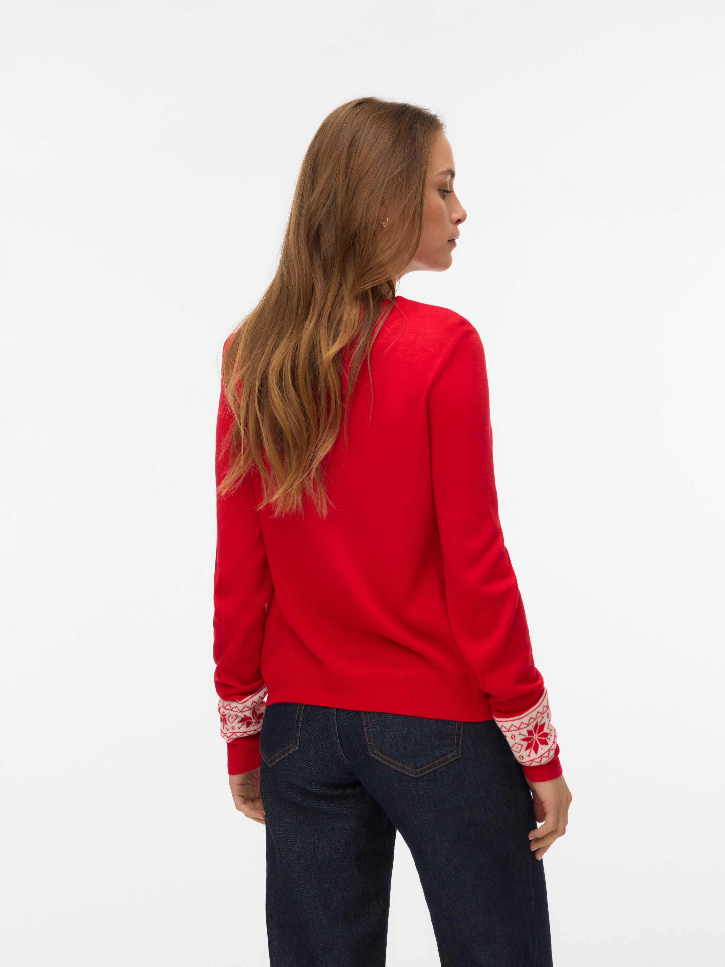 Vero Moda Weihnachtspullover "VMFROSTYDEER LS O-NECK PULL. XMAS BOX" günstig online kaufen
