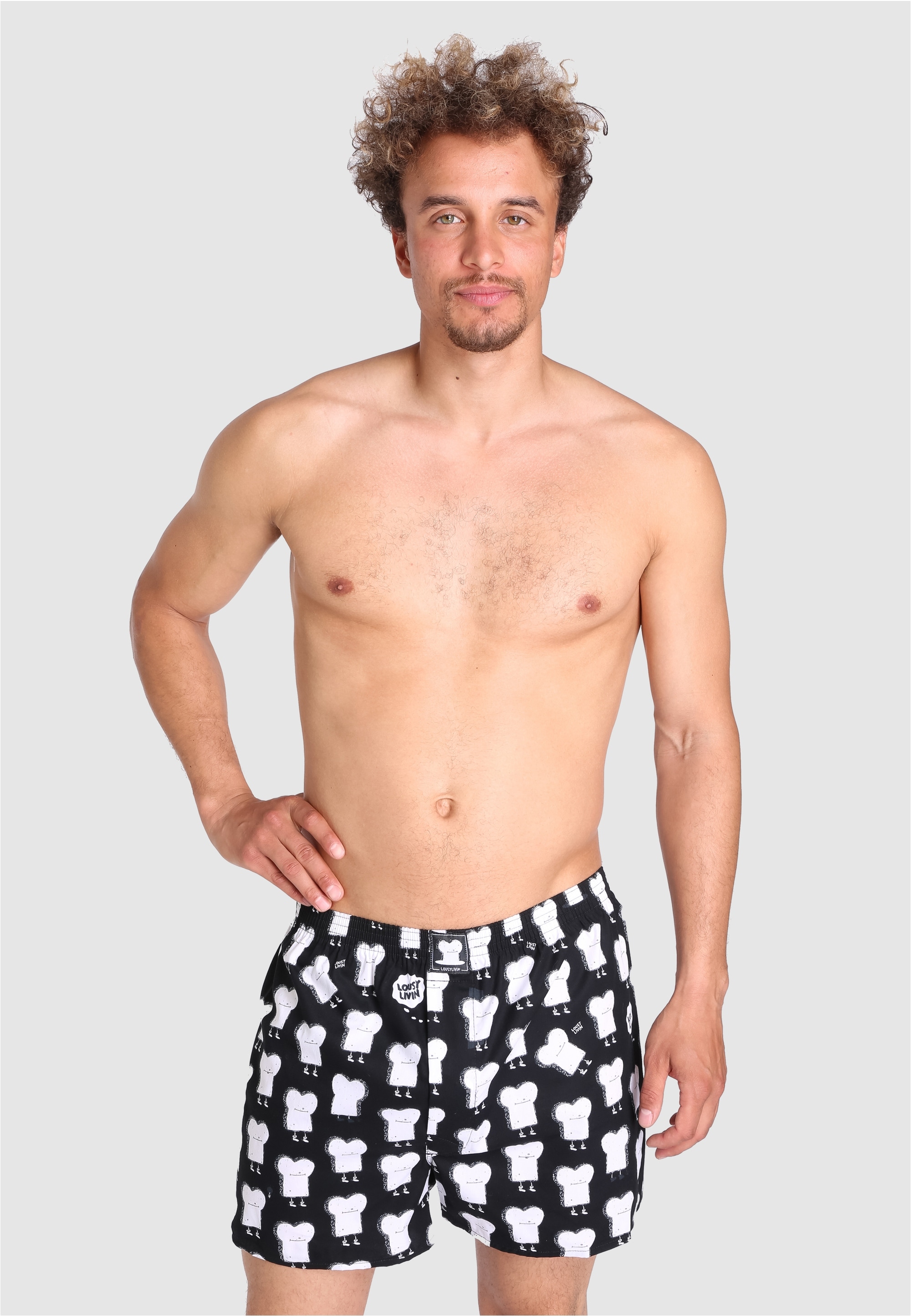 Lousy Livin Boxershorts "Toast Zitrone" mit coolen Comic-Motiven günstig online kaufen