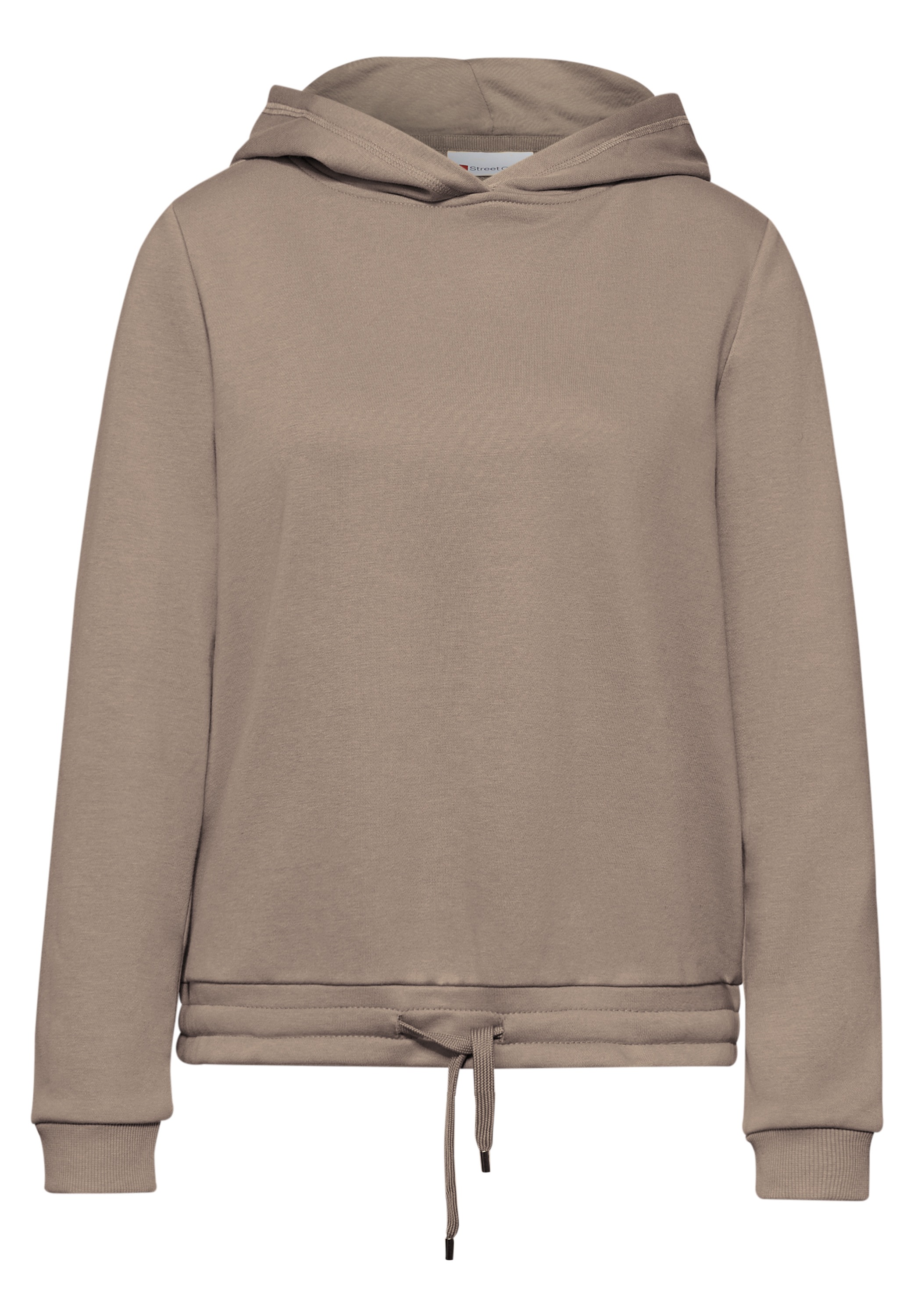 Sweatshirt STREET ONE, Damen, Gr. 36, light terra mocha, Sweatware, 60% Baumwolle, 40% Polyester, unifarben, comfort fit, ohne Ausschnitt, Bündchen, Sweatshirts Sweatshirt, in Unifarbe 3