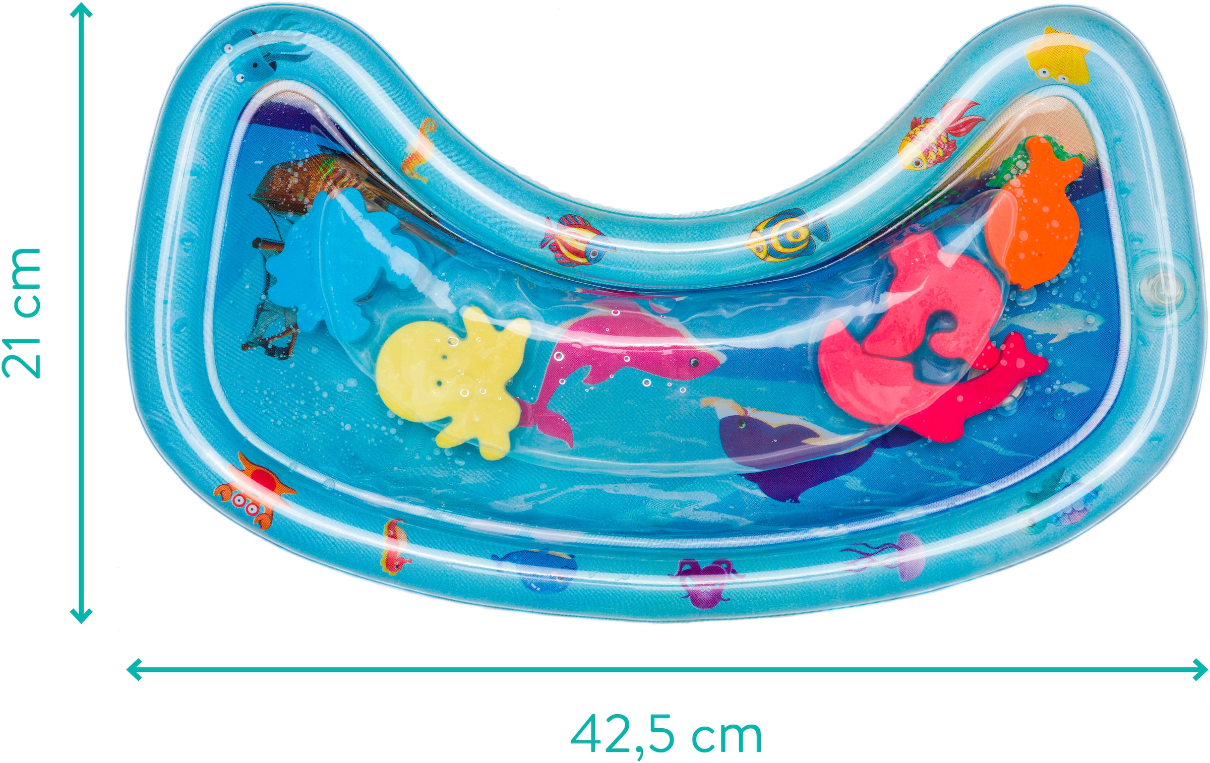Fillikid Spielmatte »Wasserspielmatte Ocean für Hochstuhl«, teilweise mit Wasser befüllbar