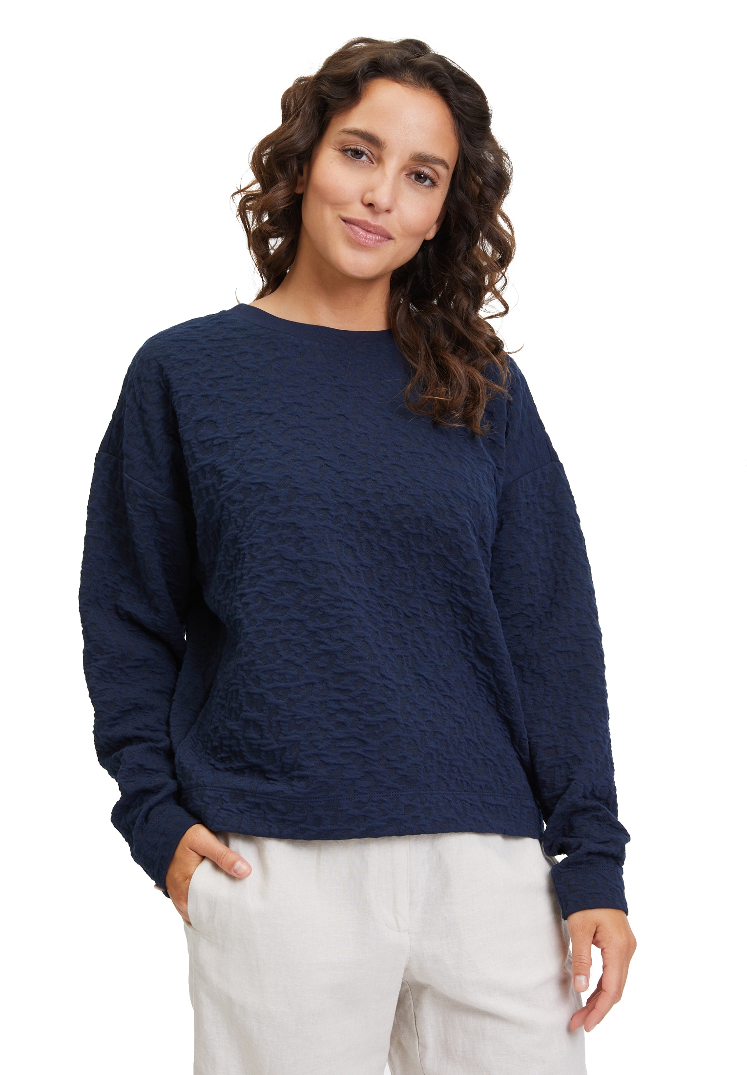 Sweatshirt »Betty & Co Sweatpullover mit Struktur«, Struktur