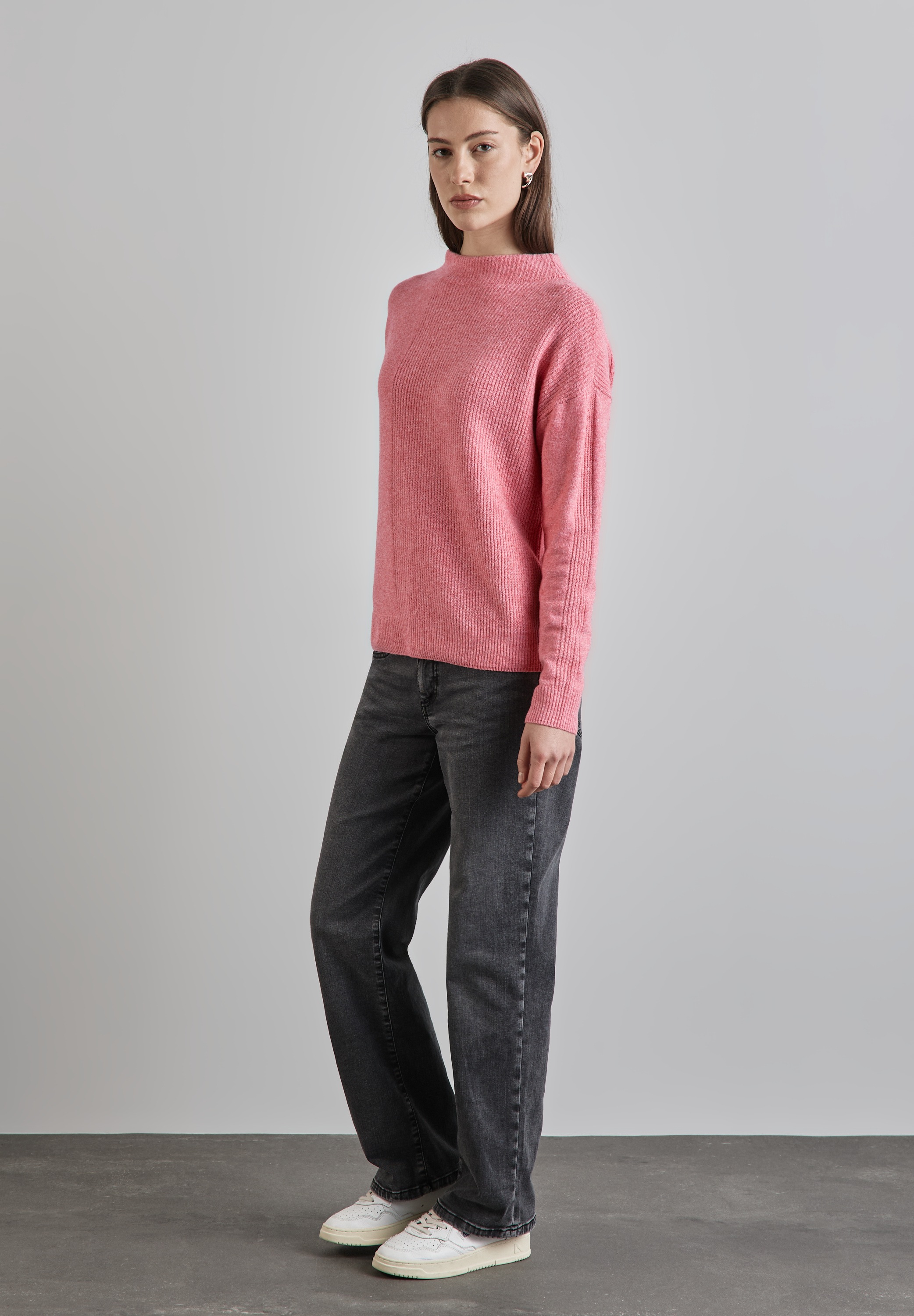 Thumbnail - STREET ONE Strickpullover, im soften Baumwoll-Mix