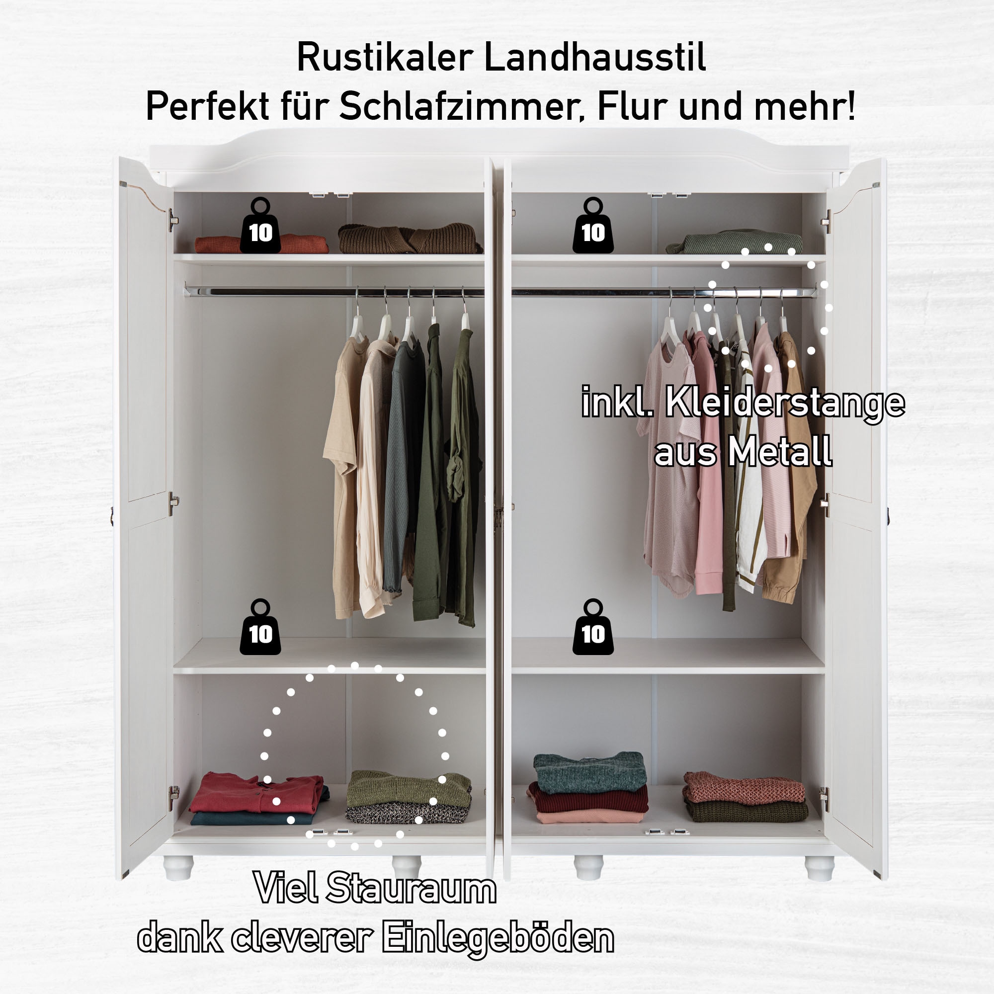 Inter Link Kleiderschrank »Isny«