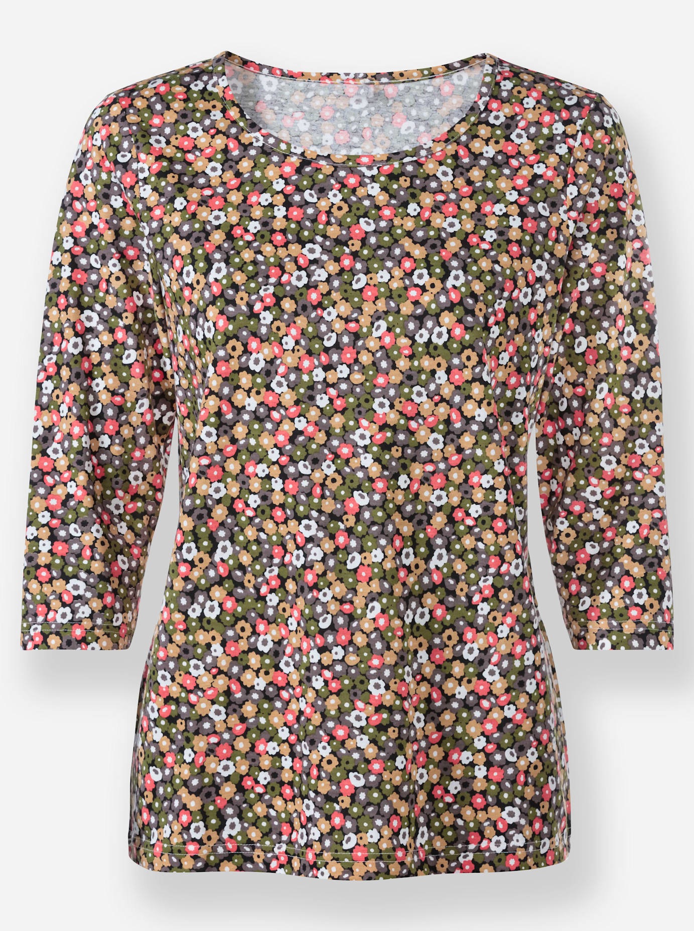 Inspirationen Print Shirt Women's Multicolor Size 40 3