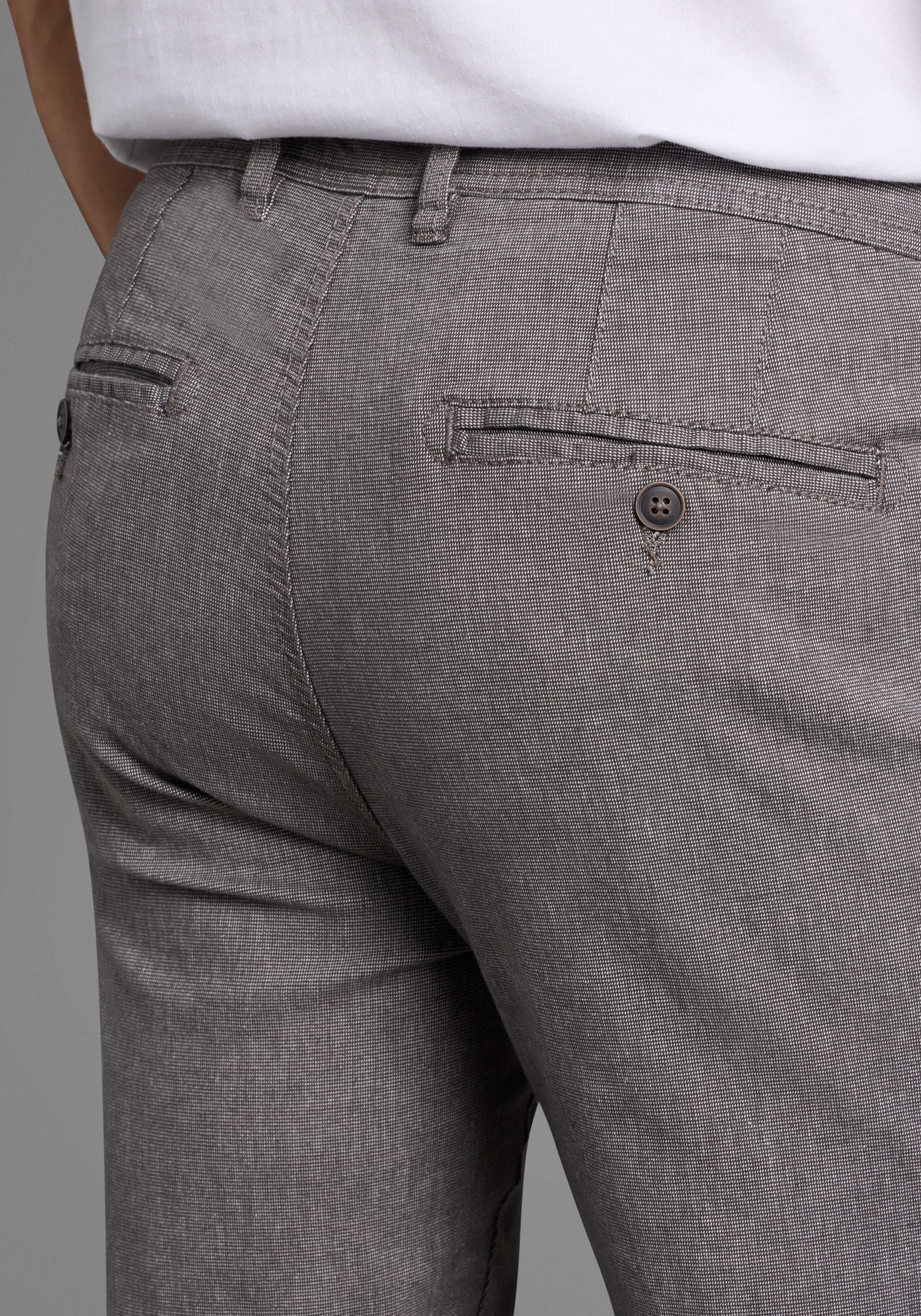 Thumbnail - Mans World Chinohose leichte Struktur im Gewebe