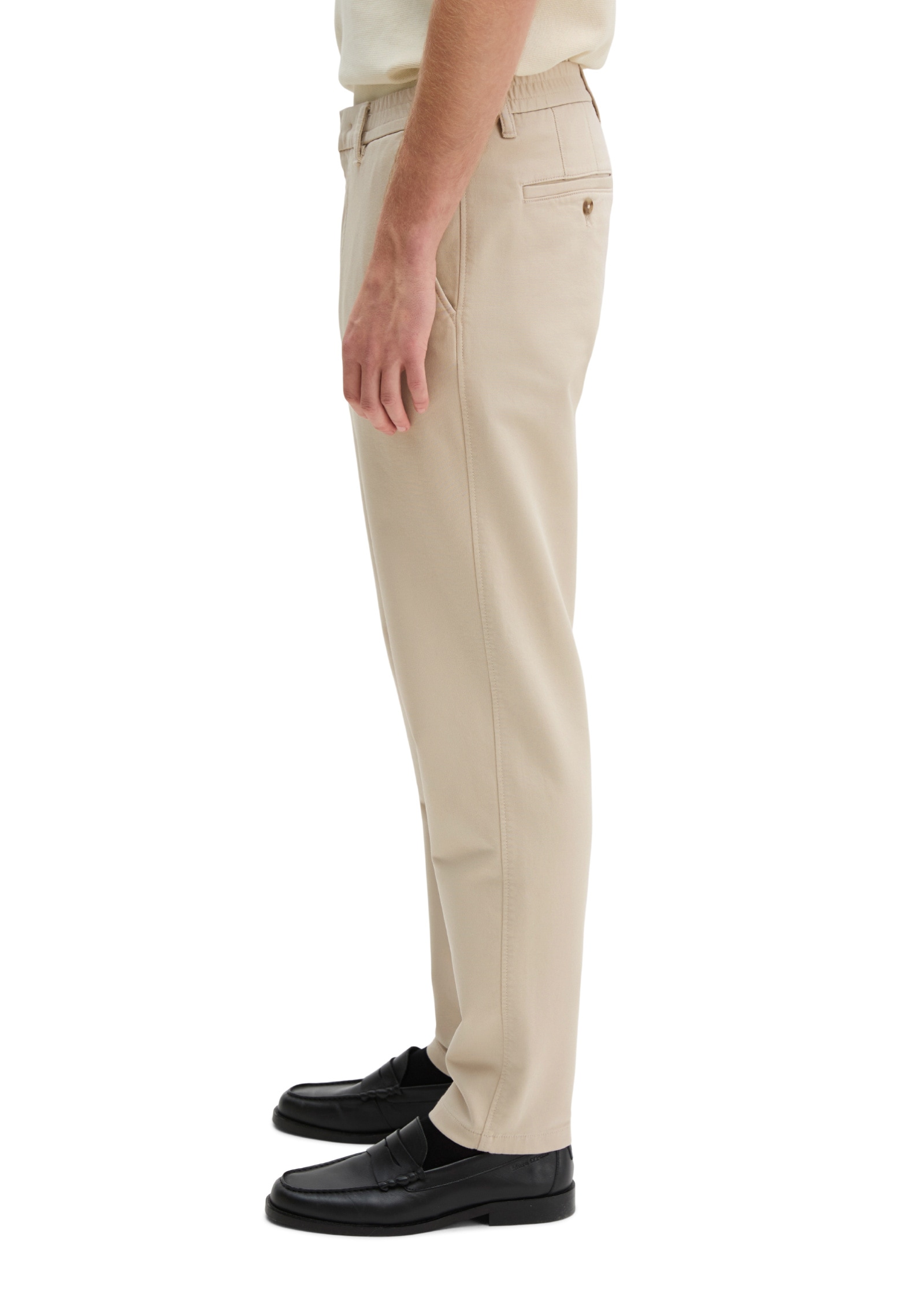 Marc O'Polo Chinohose »aus elastischem Bio-Baumwollsatin«