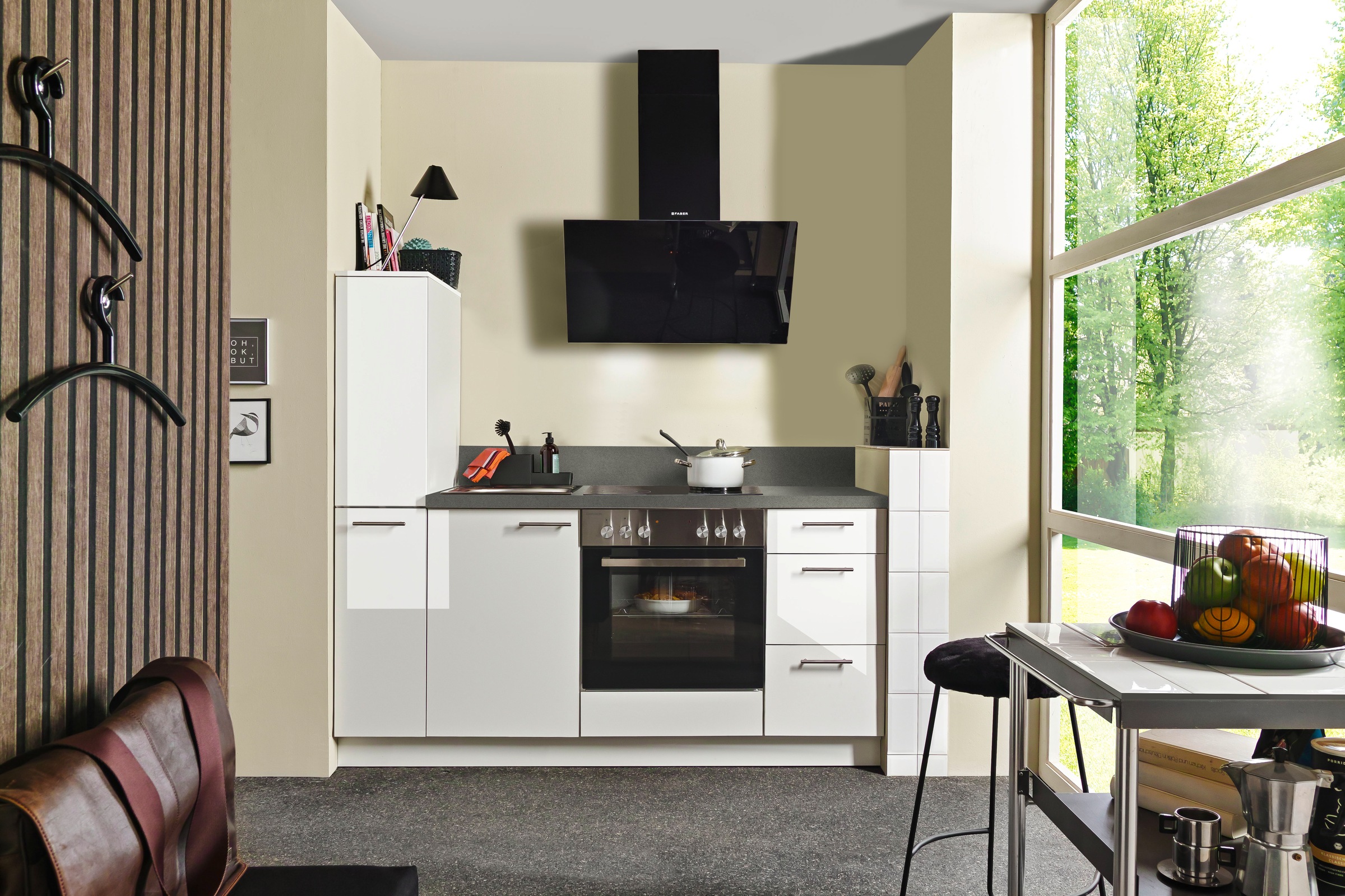 KOCHSTATION Küche "Scafa" vormontiert, wahlweise mit E-Geräten, Stellbreite günstig online kaufen