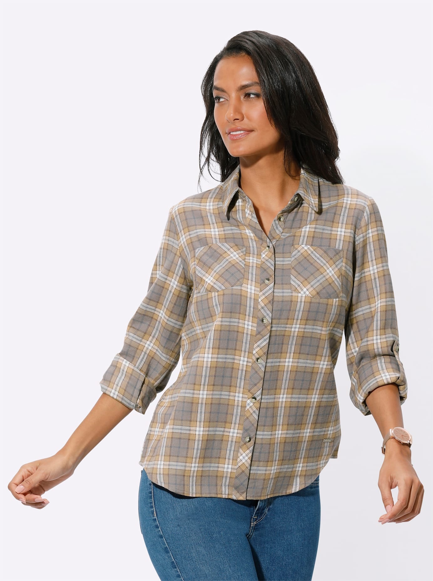 Casual Looks Flanellbluse günstig online kaufen