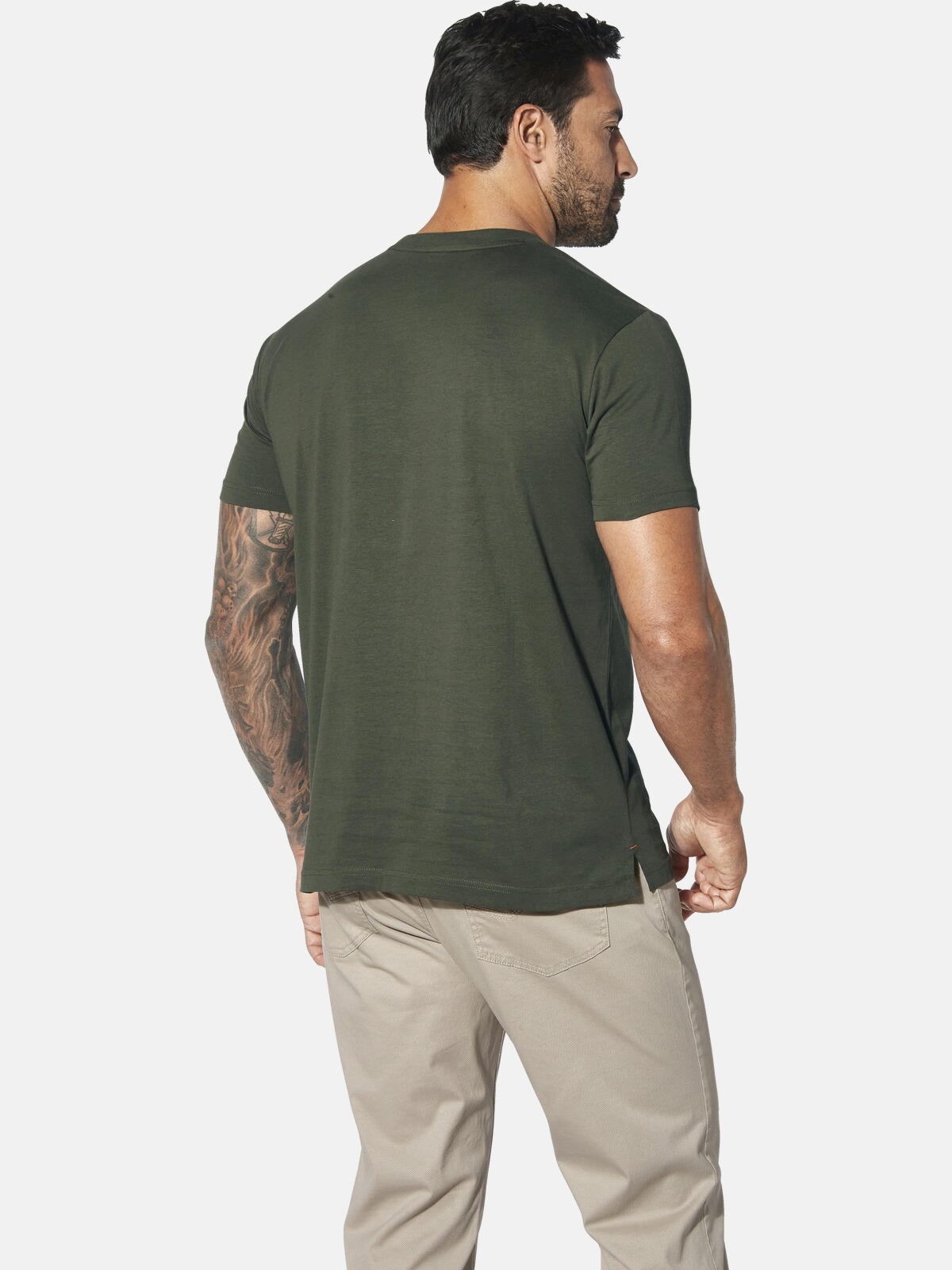 Jan Vanderstorm Rundhalsshirt »T-Shirt TANDRUP«, (1 tlg.), aus luftiger Baumwolle