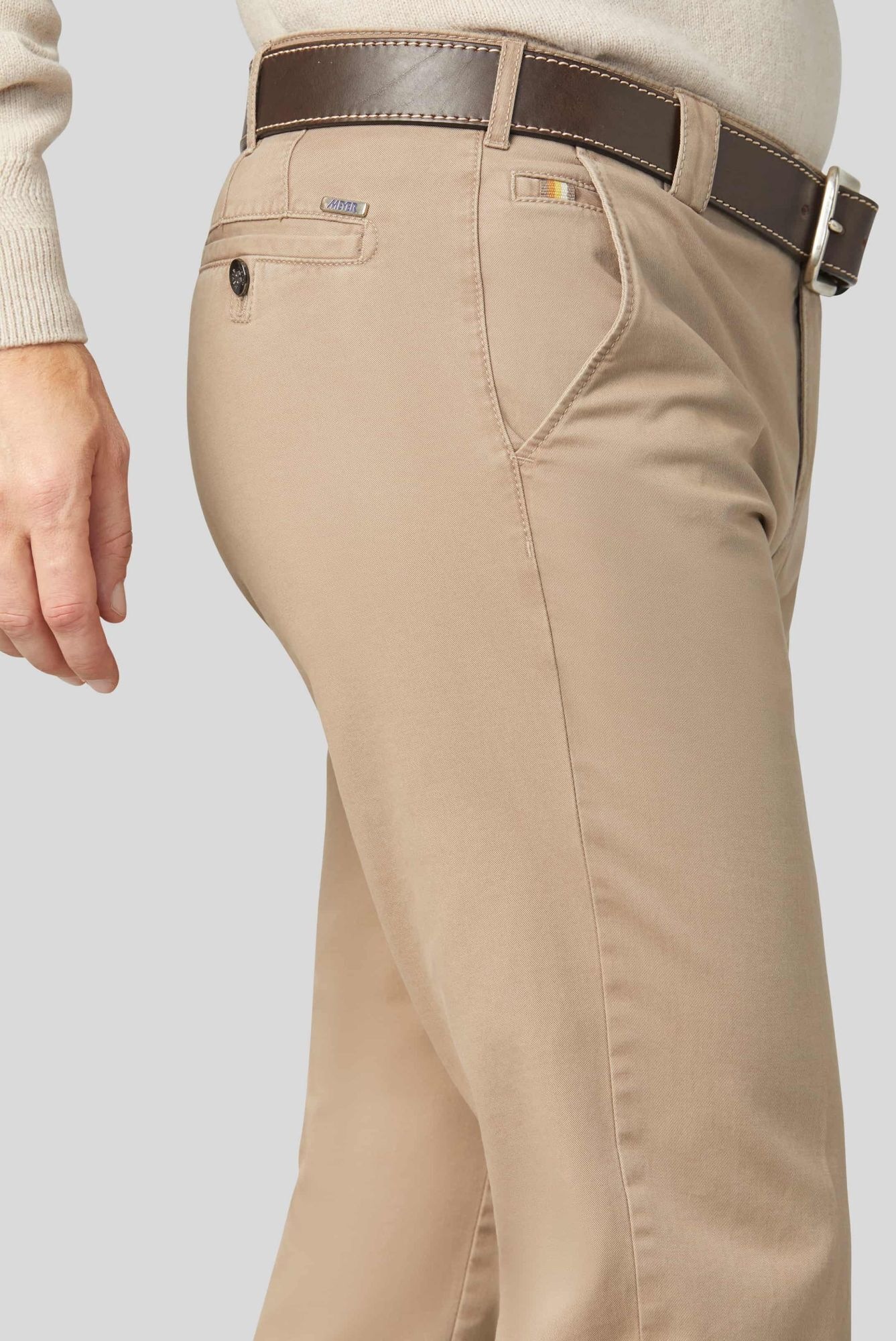 MEYER Chinos »Roma«, mit Stretch-Dehnbund aus weicher Baumwollmischung