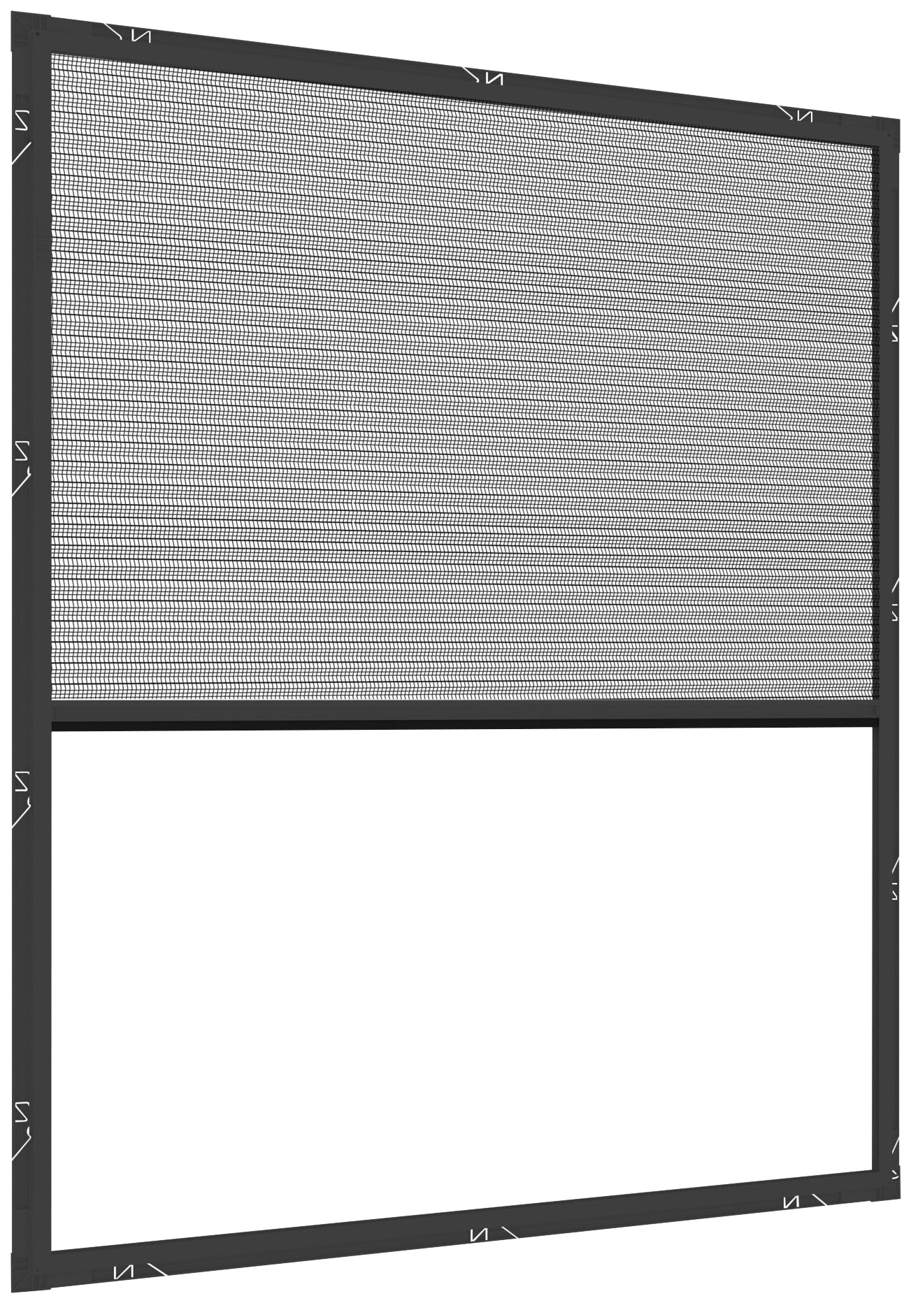 Windhager Insektenschutzplissee »EXPERT Ultra Flat«, halbtransparent, ohne Bohren, BxH: 100x120 cm