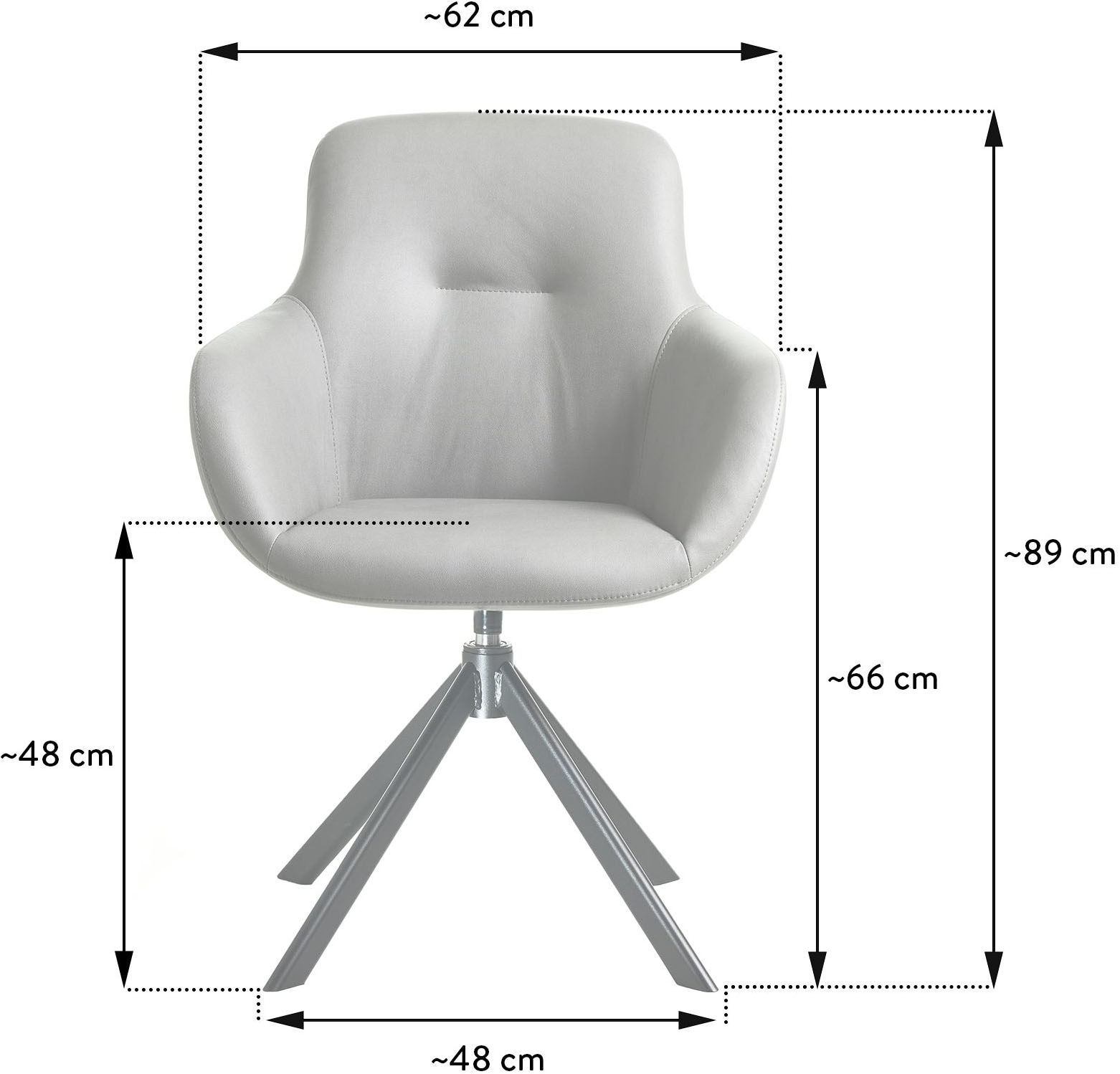 nobilia® »TURN-CHA - verschiedene Bezugsqualitäten wählbar« () 1 Stk.360° drehbar mit automatischer Rückholfunktion