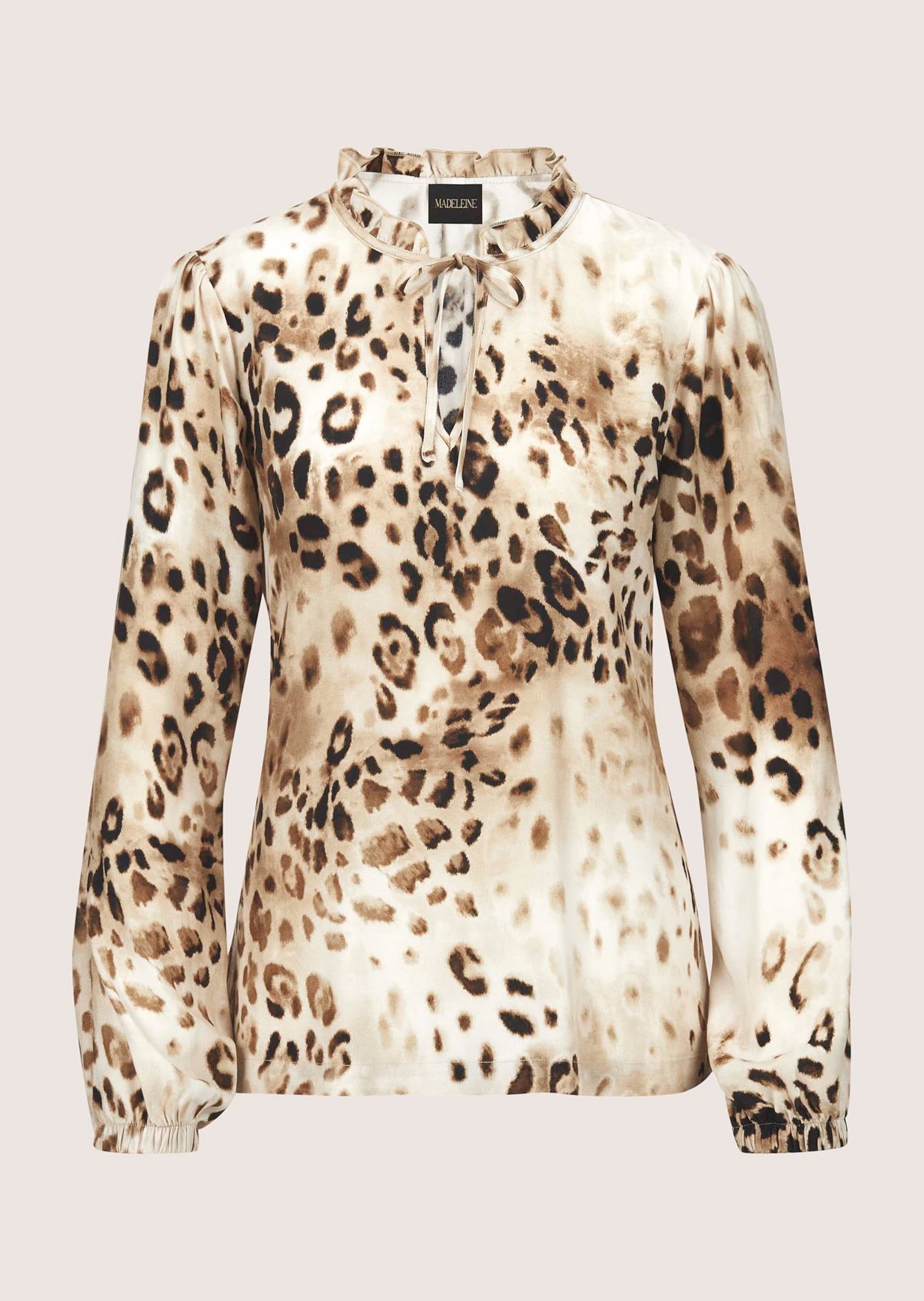 MADELEINE Langarmbluse "Bluse Leo-Dessin Bluse in Tunika-Form"