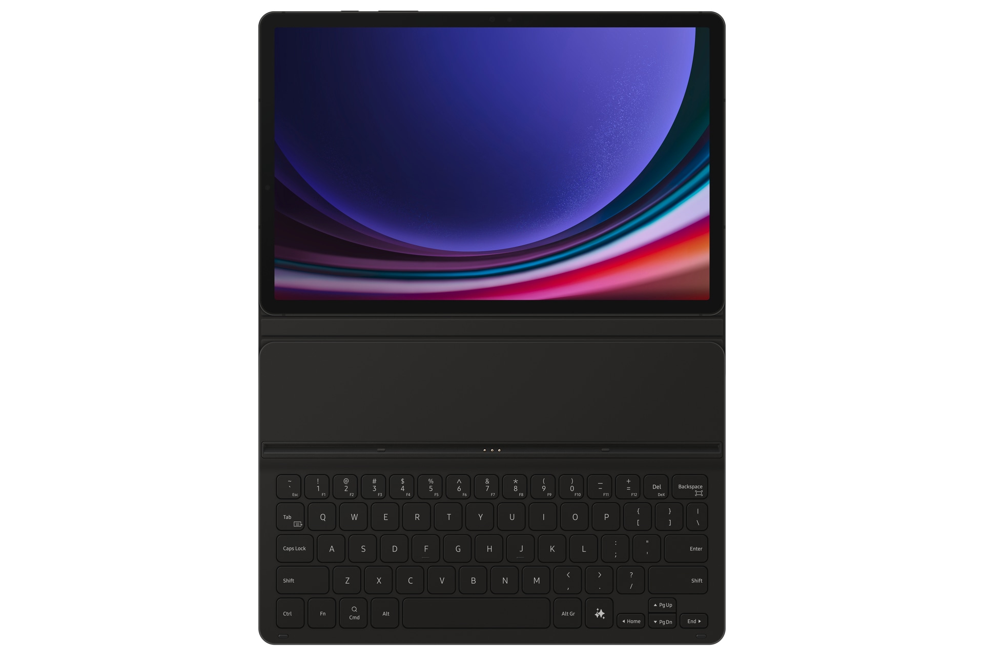Samsung Tablet-Hülle »Book Cover Keyboard Slim für Galaxy Tab S9 | S9 FE | S10 FE«, Tastatur Cover, Schutzhülle, Tablethülle, Case, Schutzcase, stoßfest