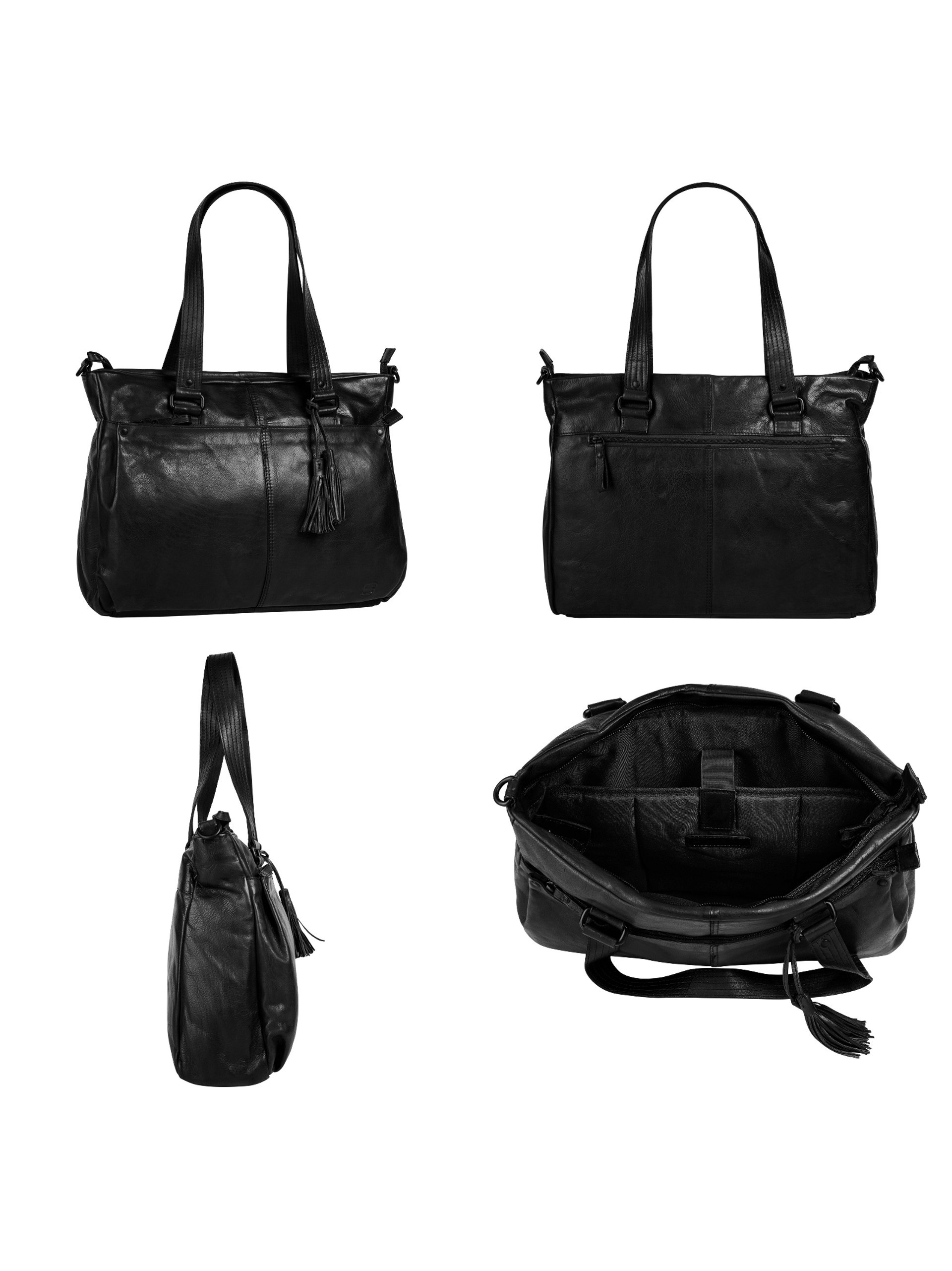 Spikes & Sparrow Shopper, echt Leder