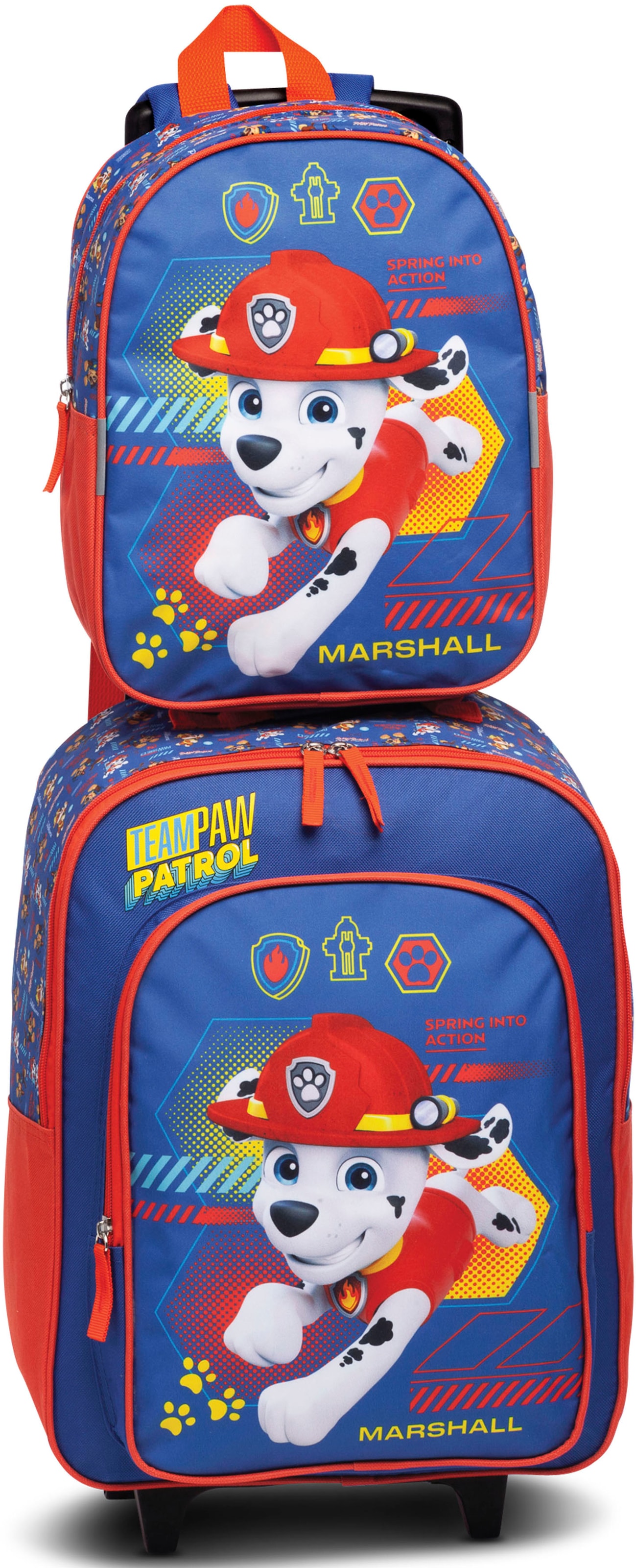 & »Viacom, 2 Paw Kinderreise-Set, Trolley St.), | blau/rot«, (Set, fabrizio® Kinderkoffer Rollen, 2 Patrol, Rucksack BAUR