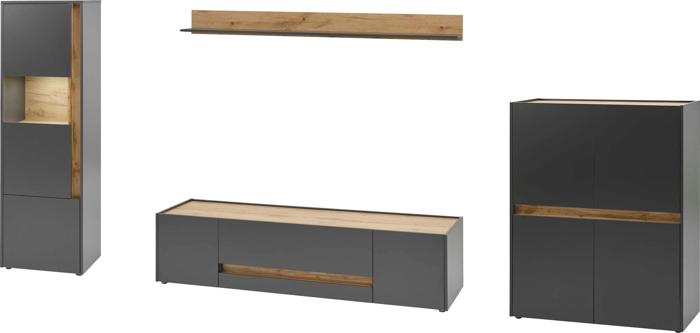 Home affaire Wohnwand "Giron" günstig online kaufen