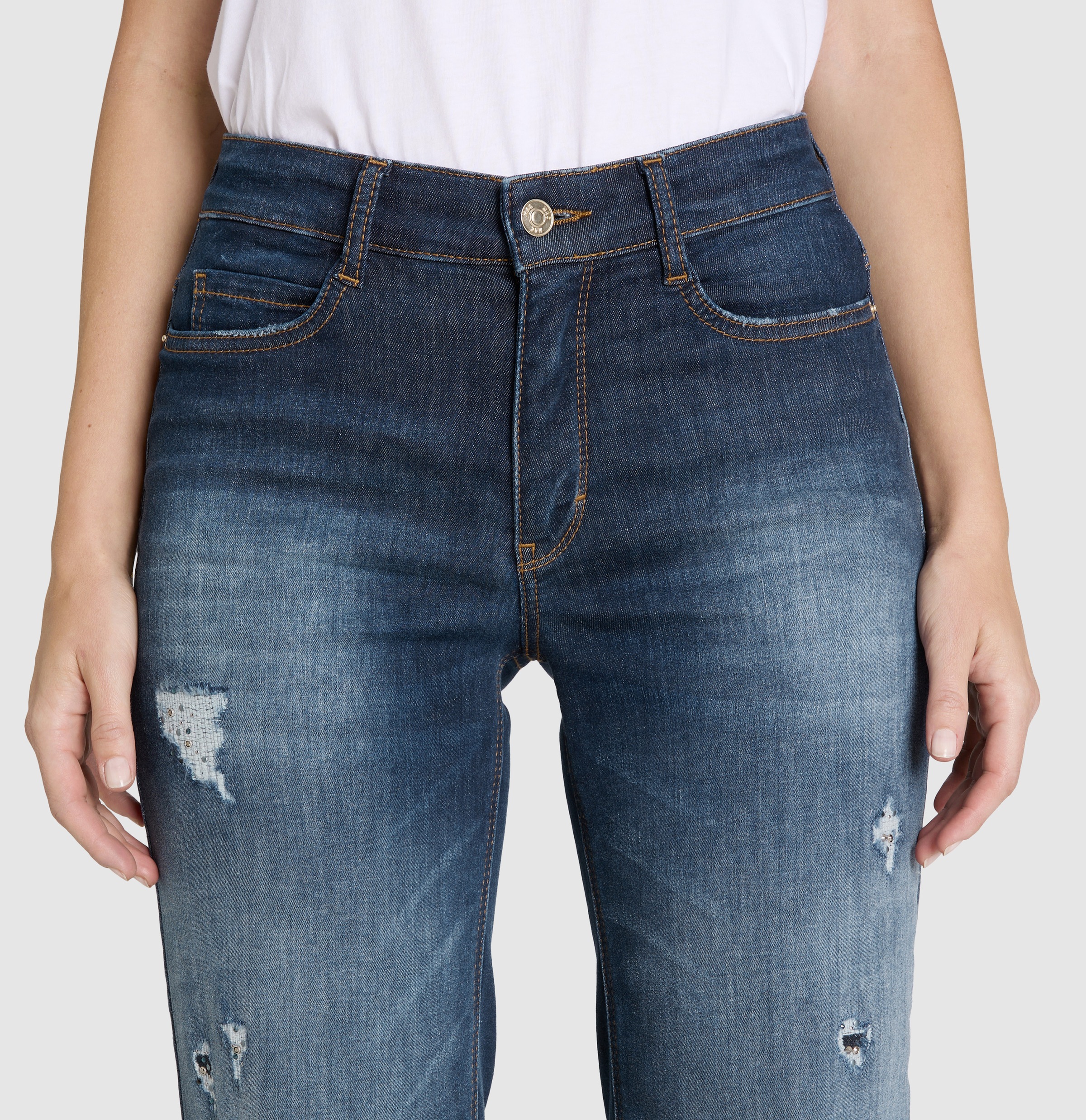 MAC Jeans Wide Leg  blau   38/L32 damen 5