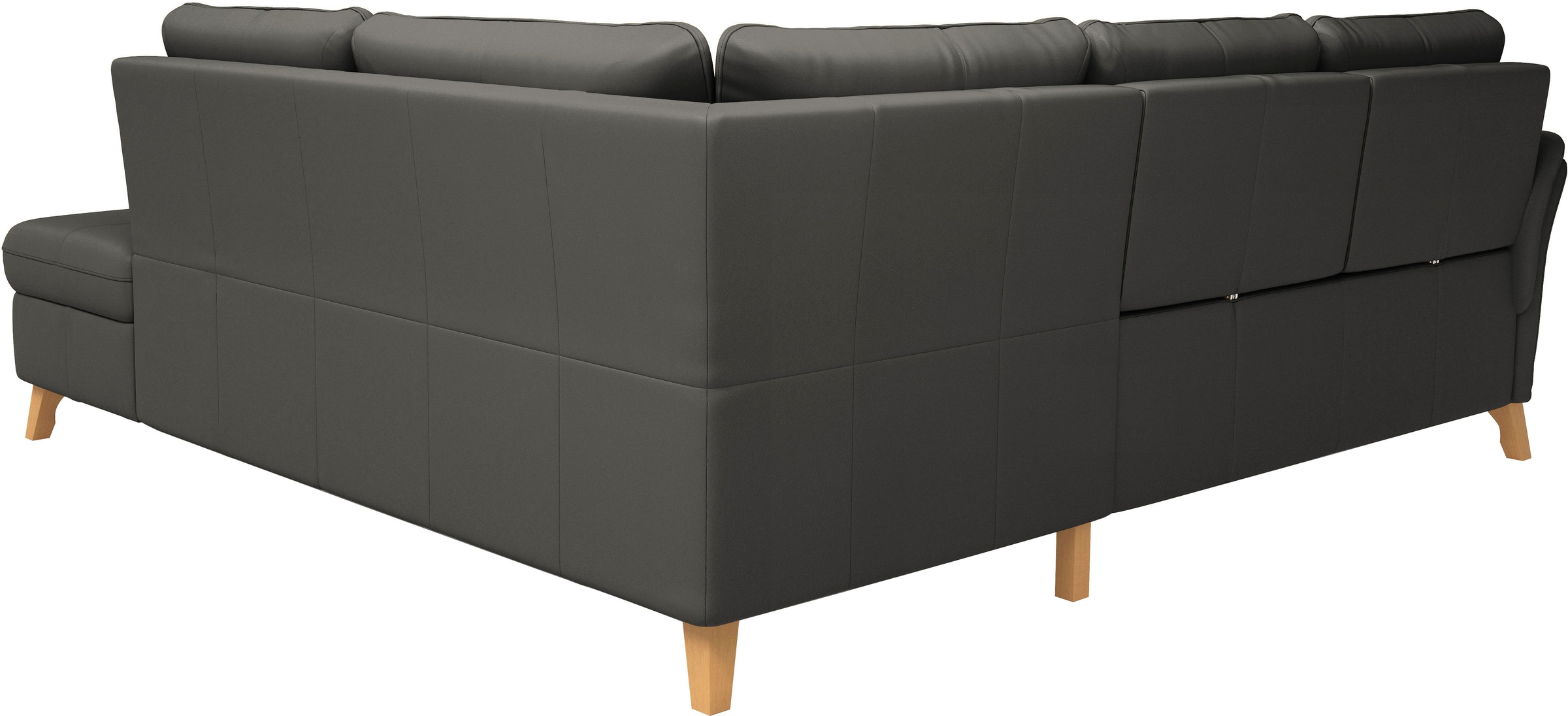 Ecksofa SIT & MORE "Göteborg", grau (anthrazit), B:250cm H:90cm T:226cm, Sofas, Ecksofa, inkl. Sitztiefenverstellung, wahlweise mit Bettfunktion & Bettkasten 9