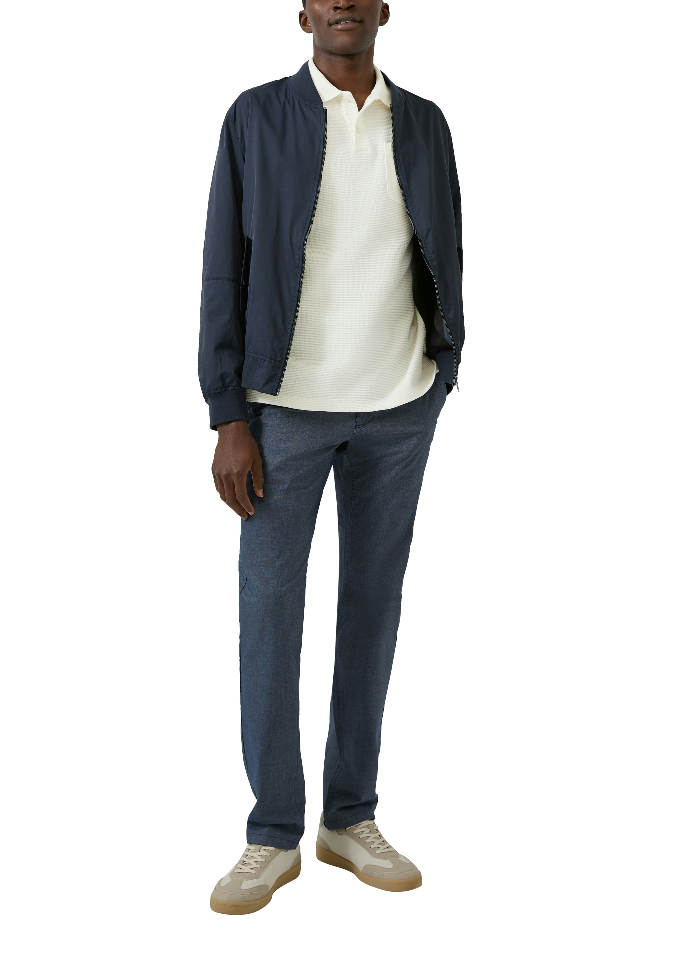 s.Oliver Poloshirt in Waffle-Optik