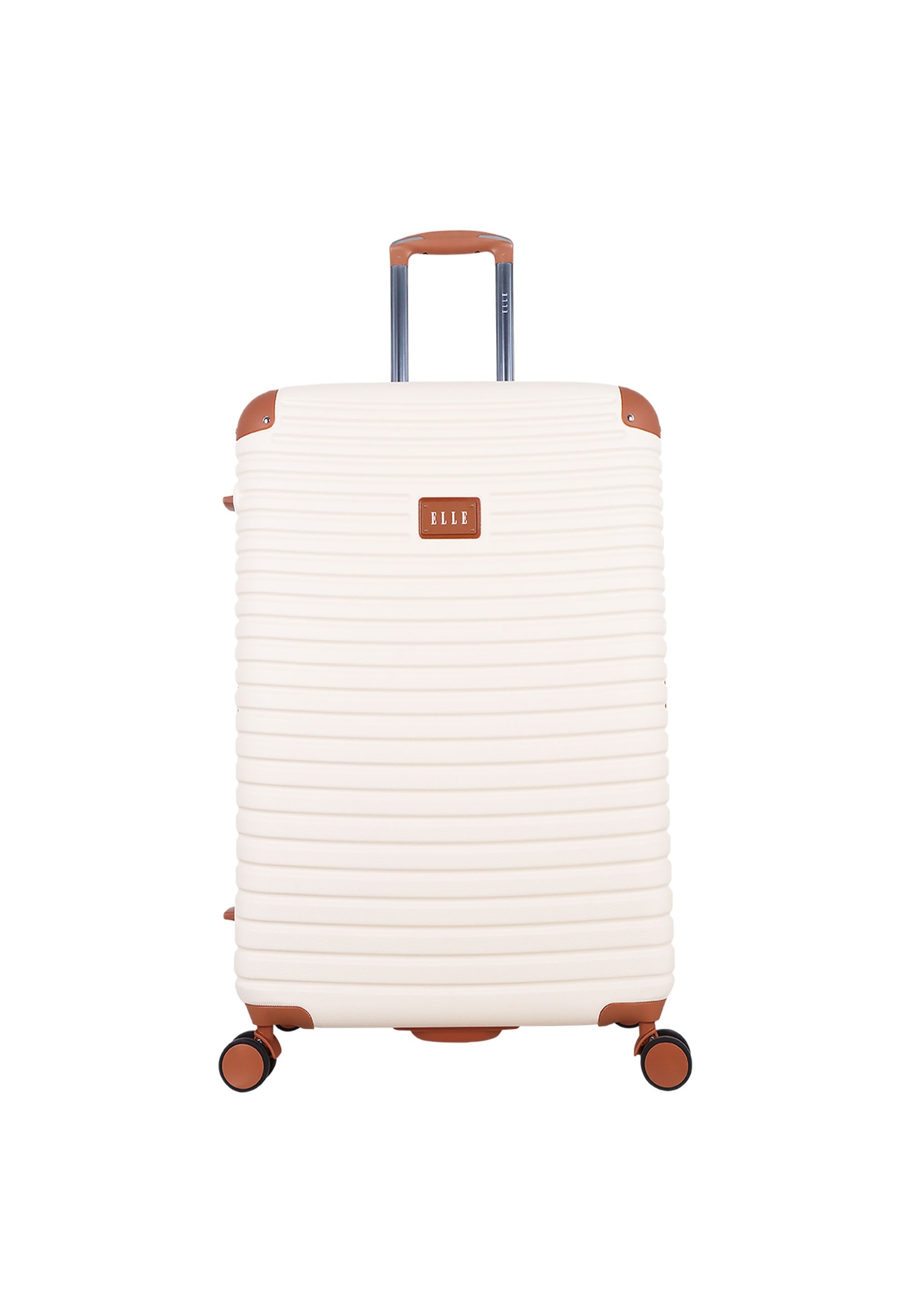 ELLE Koffer "Glam"beige, Koffer, aus robustem ABS-Material