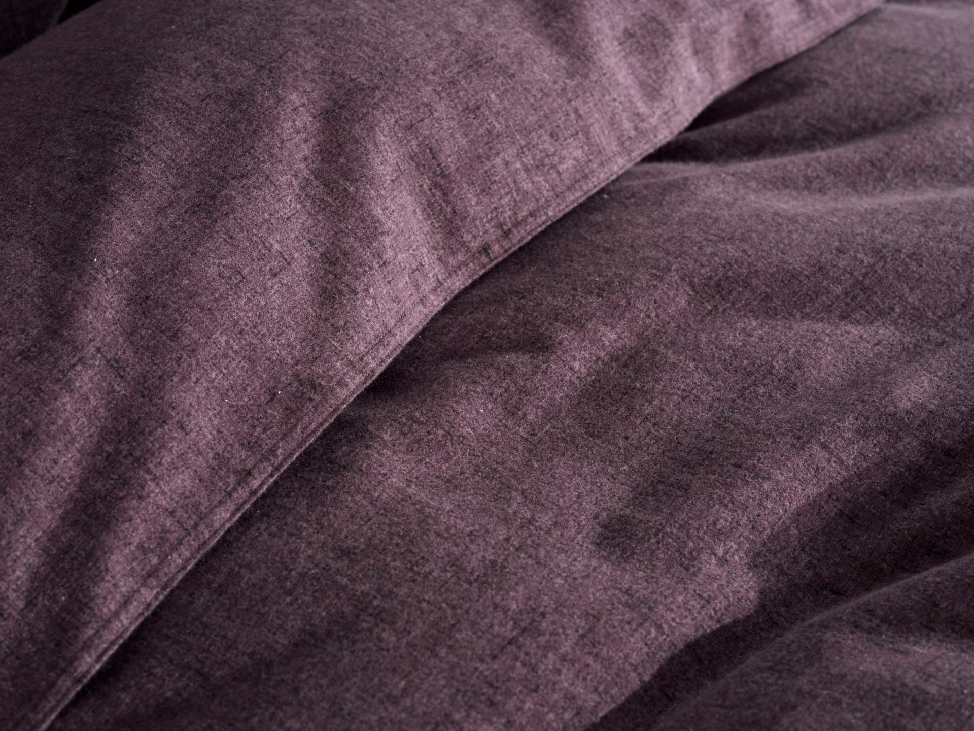 Heckett & Lane Bettwäsche »Franela«, Uni Design, hochwertiges Flanell, Bettwäsche ab 135x200 cm