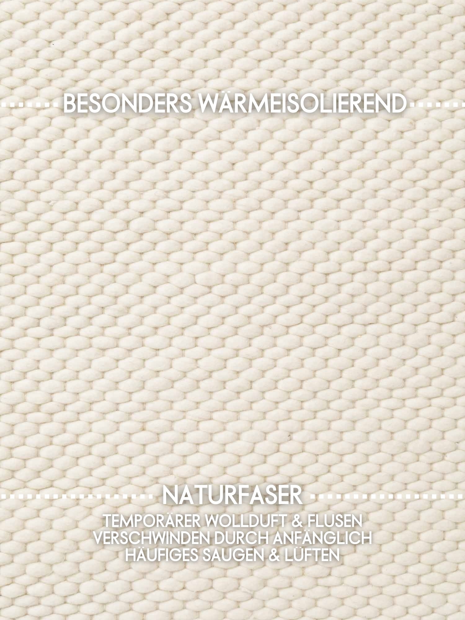 ELLE DECORATION Wollteppich »Beans« rechteckig 10 mm Höhe Handweb Teppich Wolle, Perlenstruktur, Wohnzimmer, Schlafzimmer, Flur