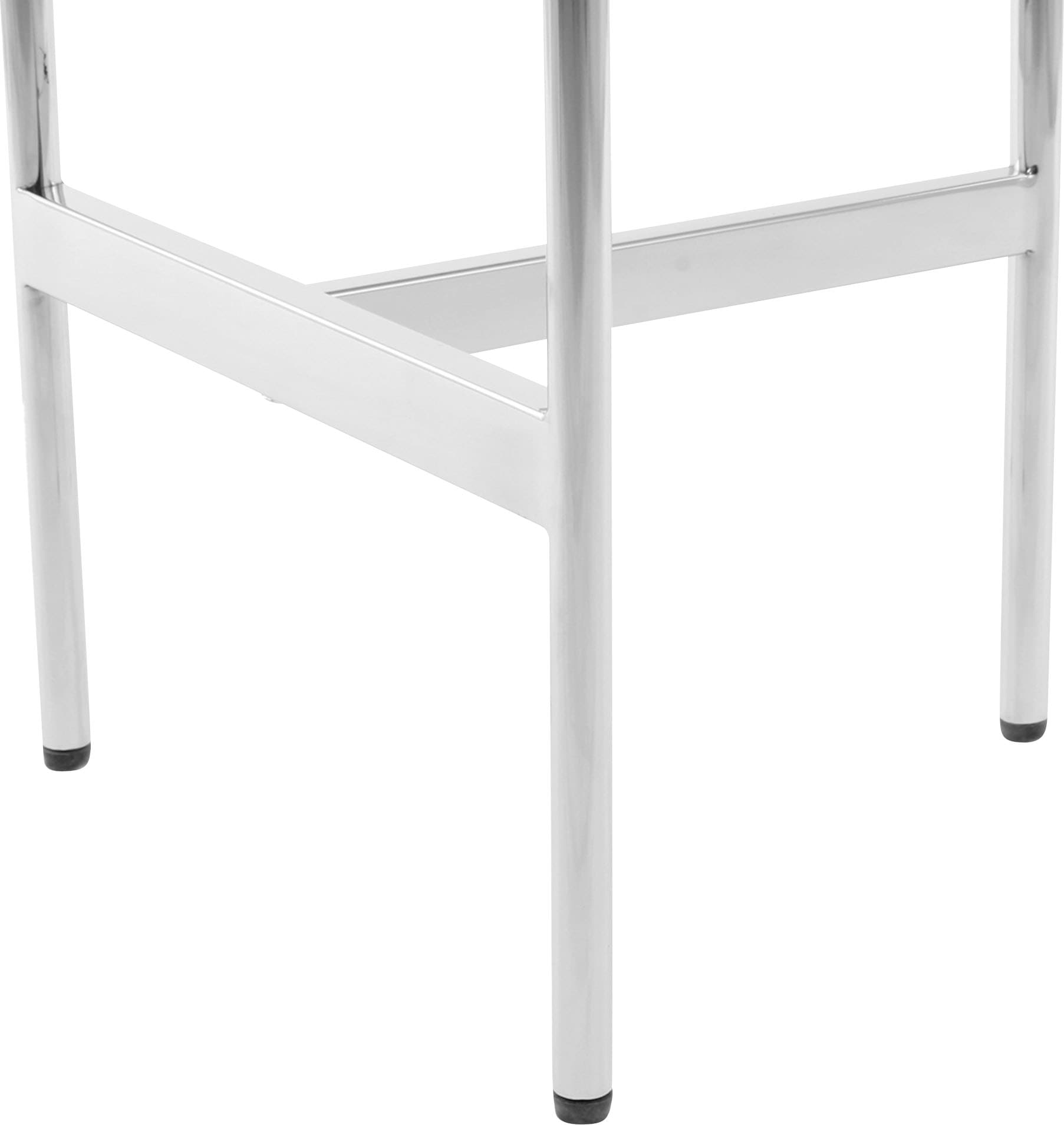 Kayoom Beistelltisch »Pema, Minimalistisches Design, Passt zu jedem Einrichtungsstil«, (1 St.), minimalistisches Gestelldesign aus Edelstahl, runde Ablagefläche