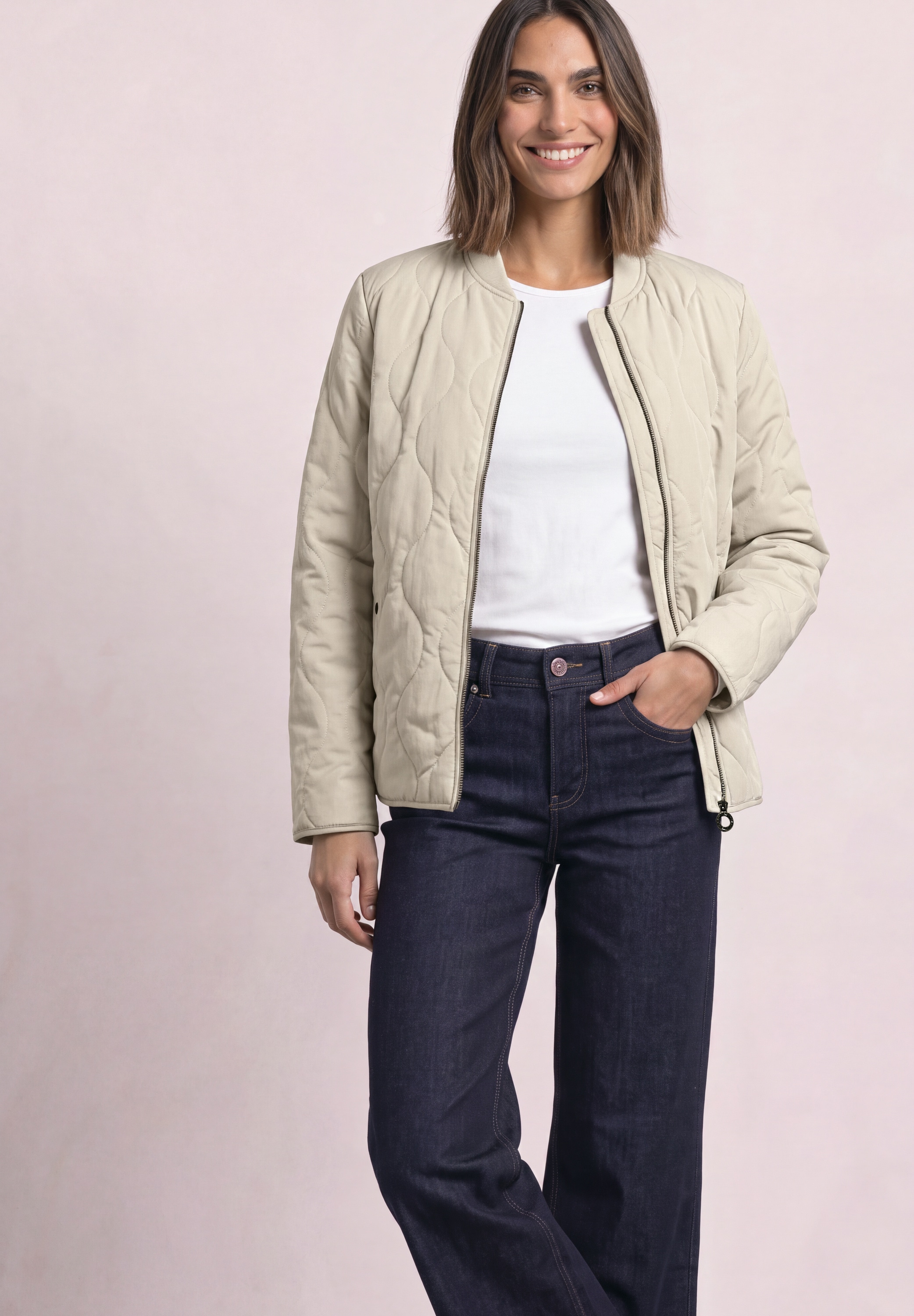 STREET ONE Steppjacke ohne Kapuze mit moderner Steppung