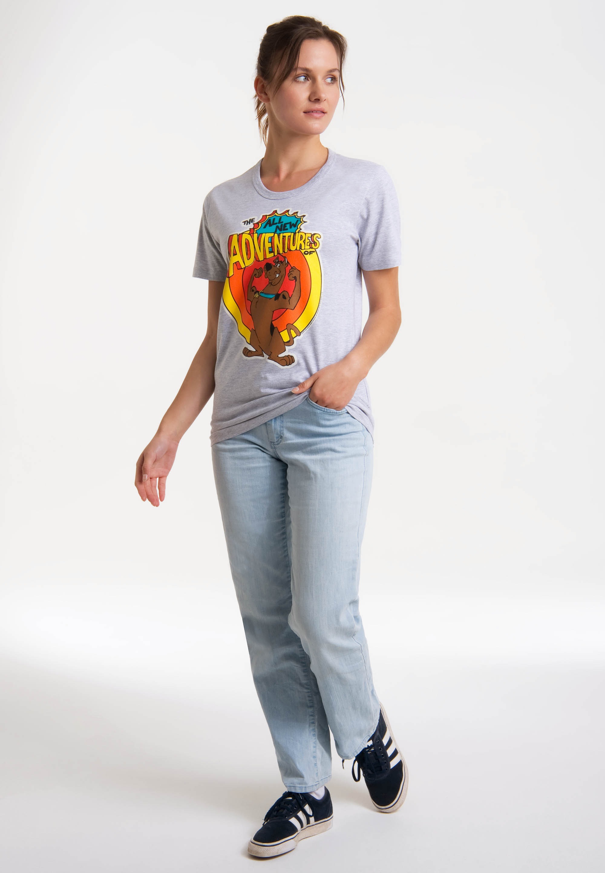 LOGOSHIRT T-Shirt »Scooby Doo«, mit lizenziertem Print